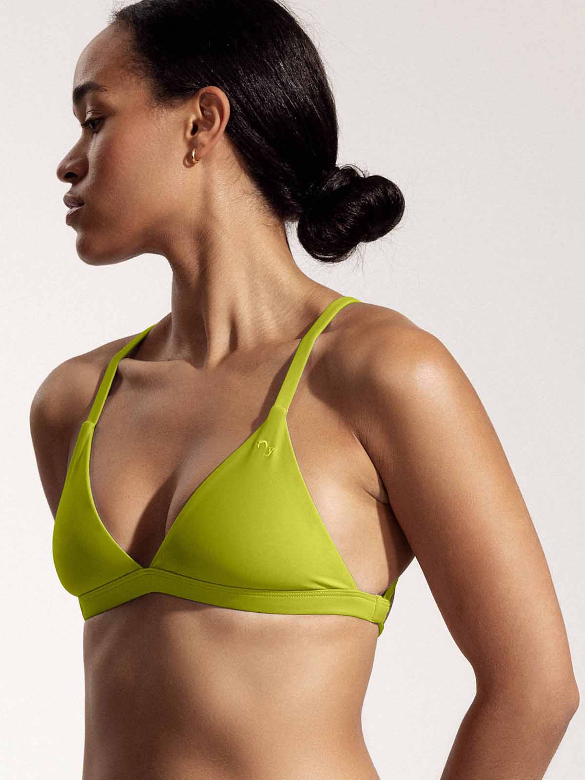 OY Surf Surf Bikini Top Esox Green Recycled Nylon