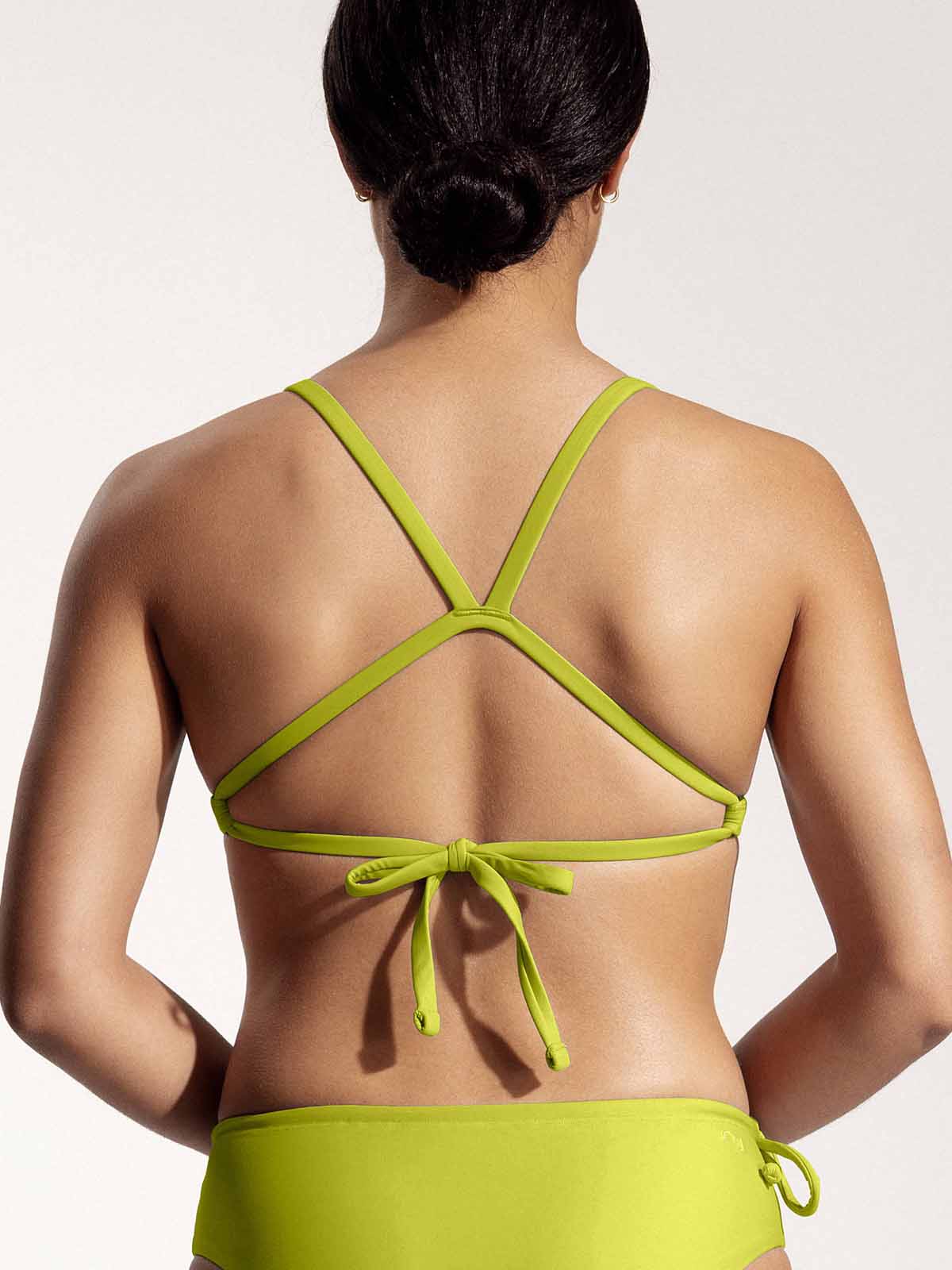 OY Surf Surf Bikini Top Esox Green Recycled Nylon