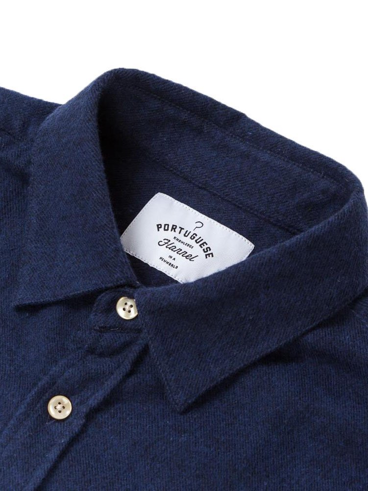 Portuguese Flannel Teca Navy