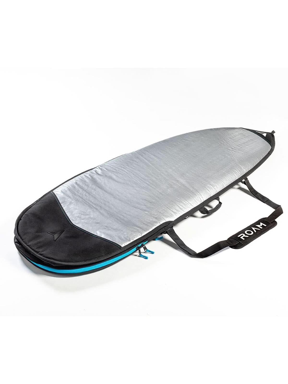 ROAM Tech Bag Shortboard Boardbag 6'4 Black Silver Blue