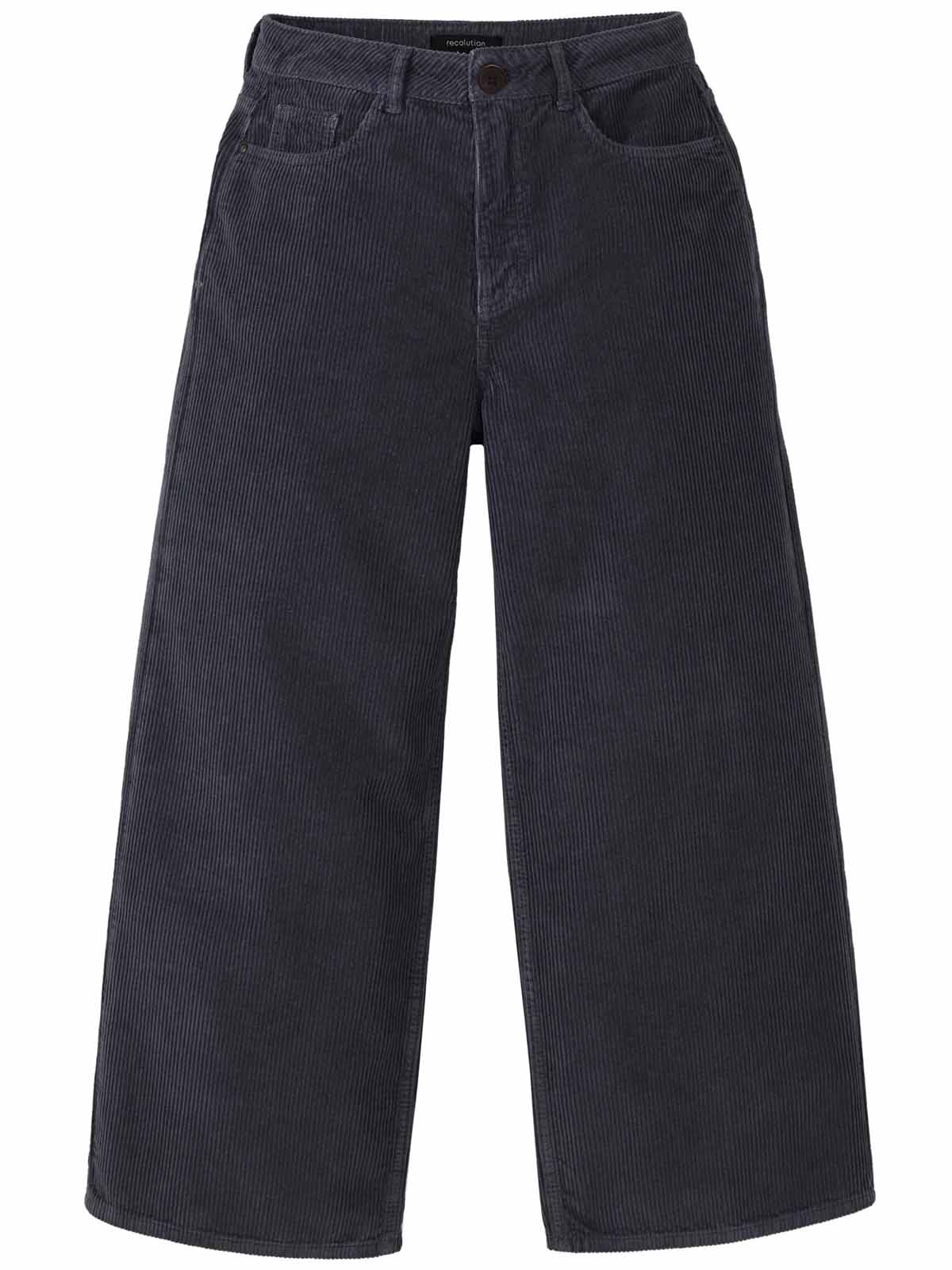 Recolution Pants Erica Corduroy Denim Blue