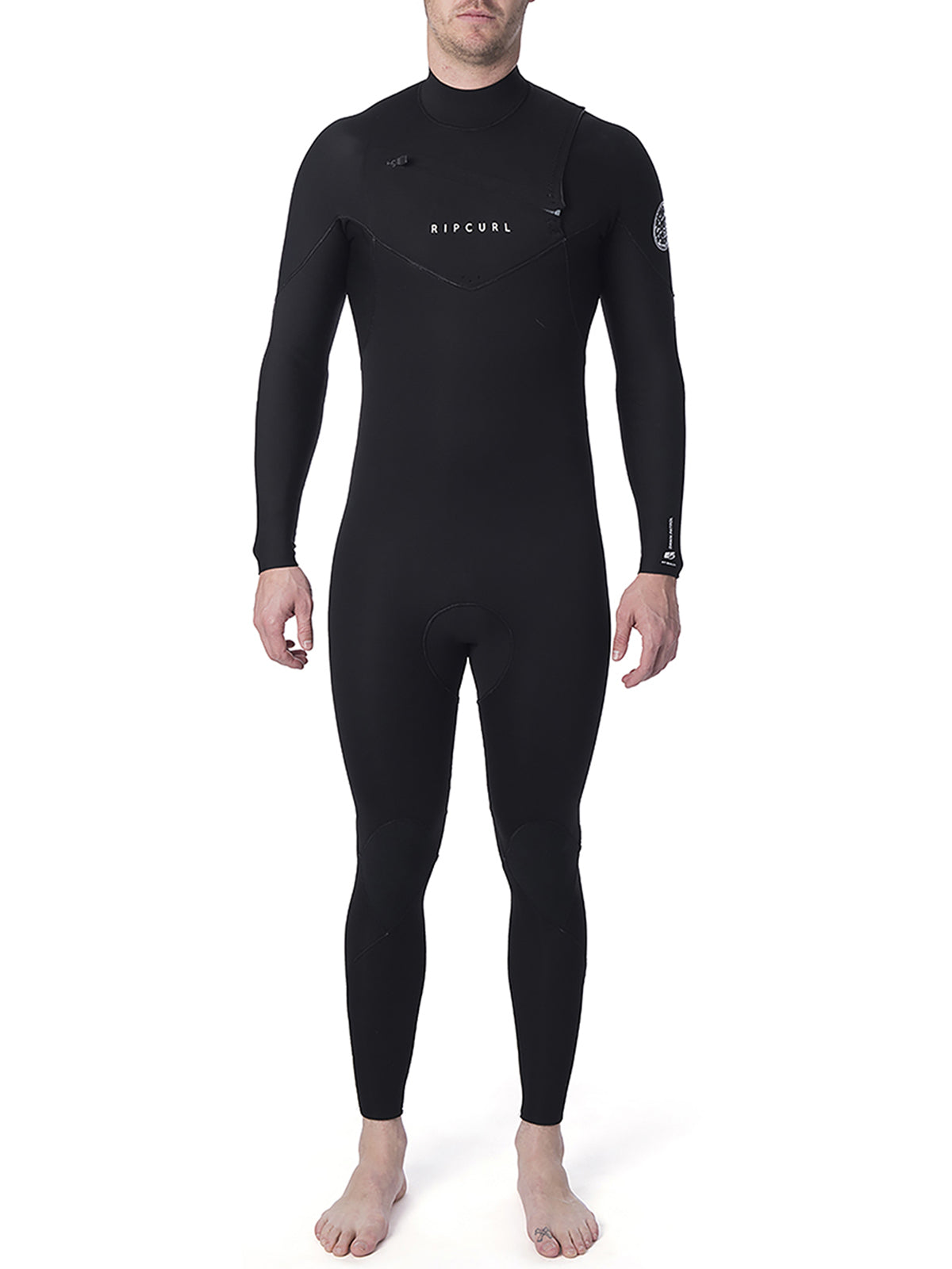 Rip Curl Wetsuit Dawn Patrol 4-3 GBS Chest Zip Black E5 SS23