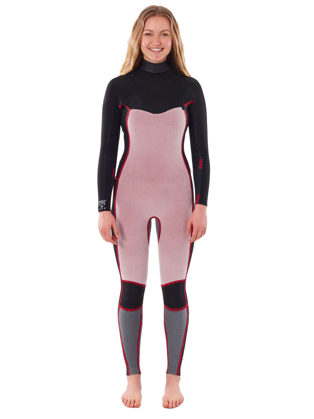 Rip Curl Wetsuit Womens Dawn Patrol 4-3 GBS Chestzip Black