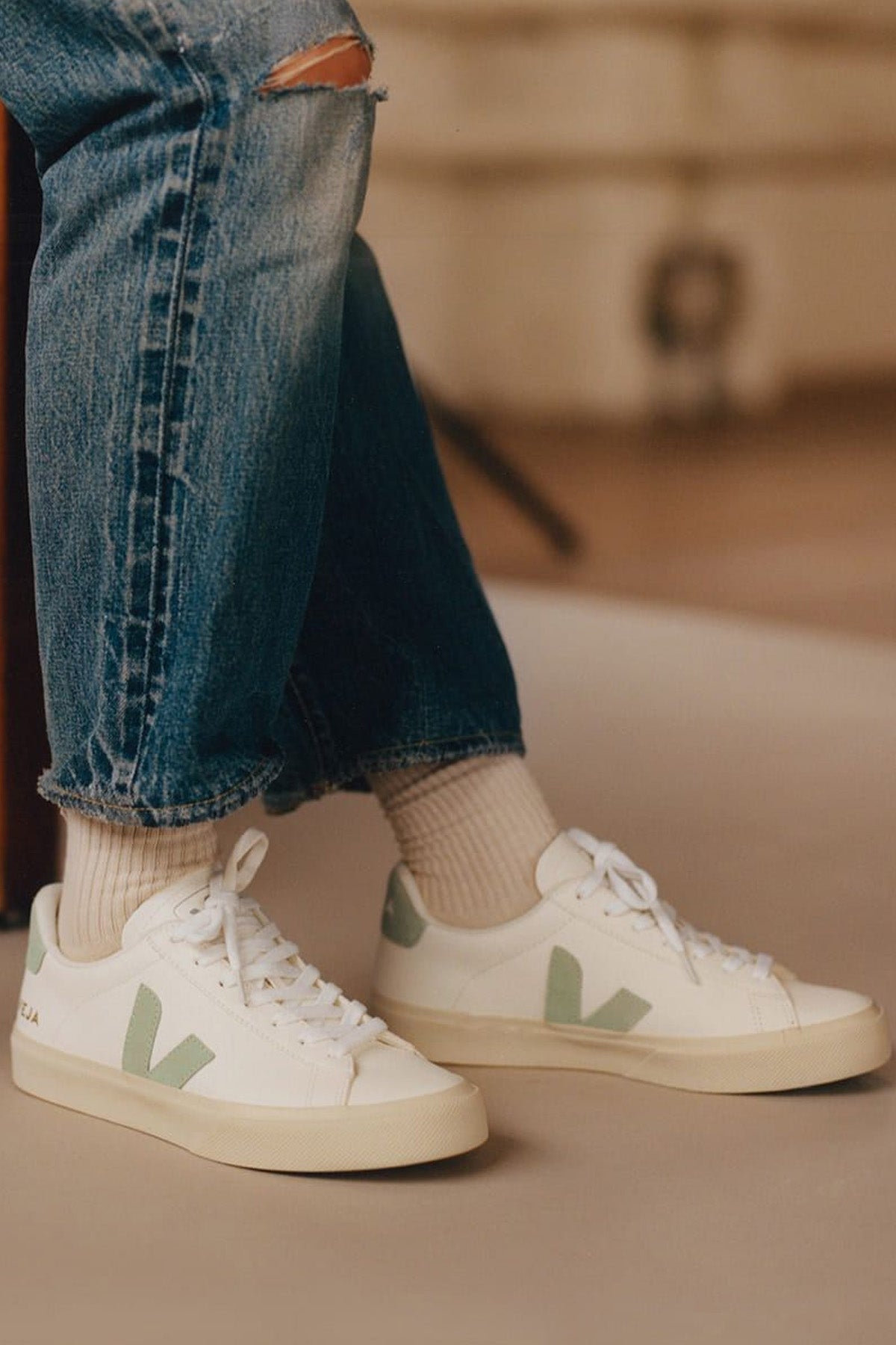 Veja Campo Chromefree Extra White Matcha
