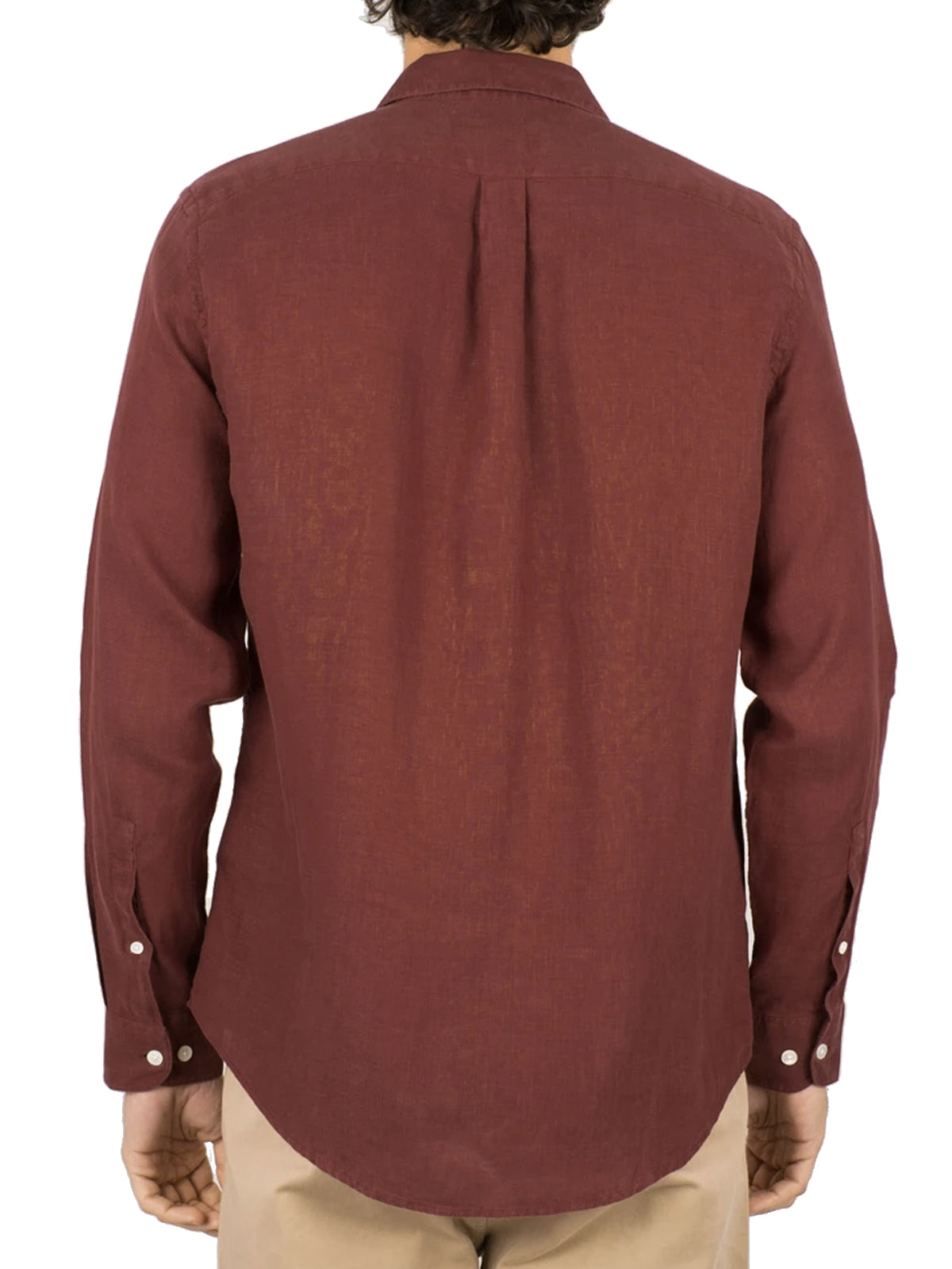 Portuguese Flannel Linen LS Bordeaux