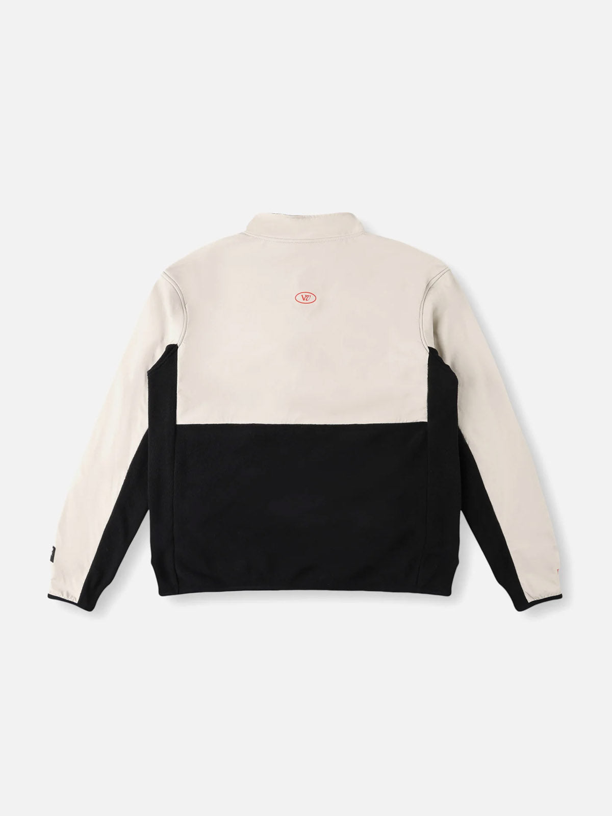 Rivvia Projects Blur 1/2 Zip Polar Fleece Black Bone