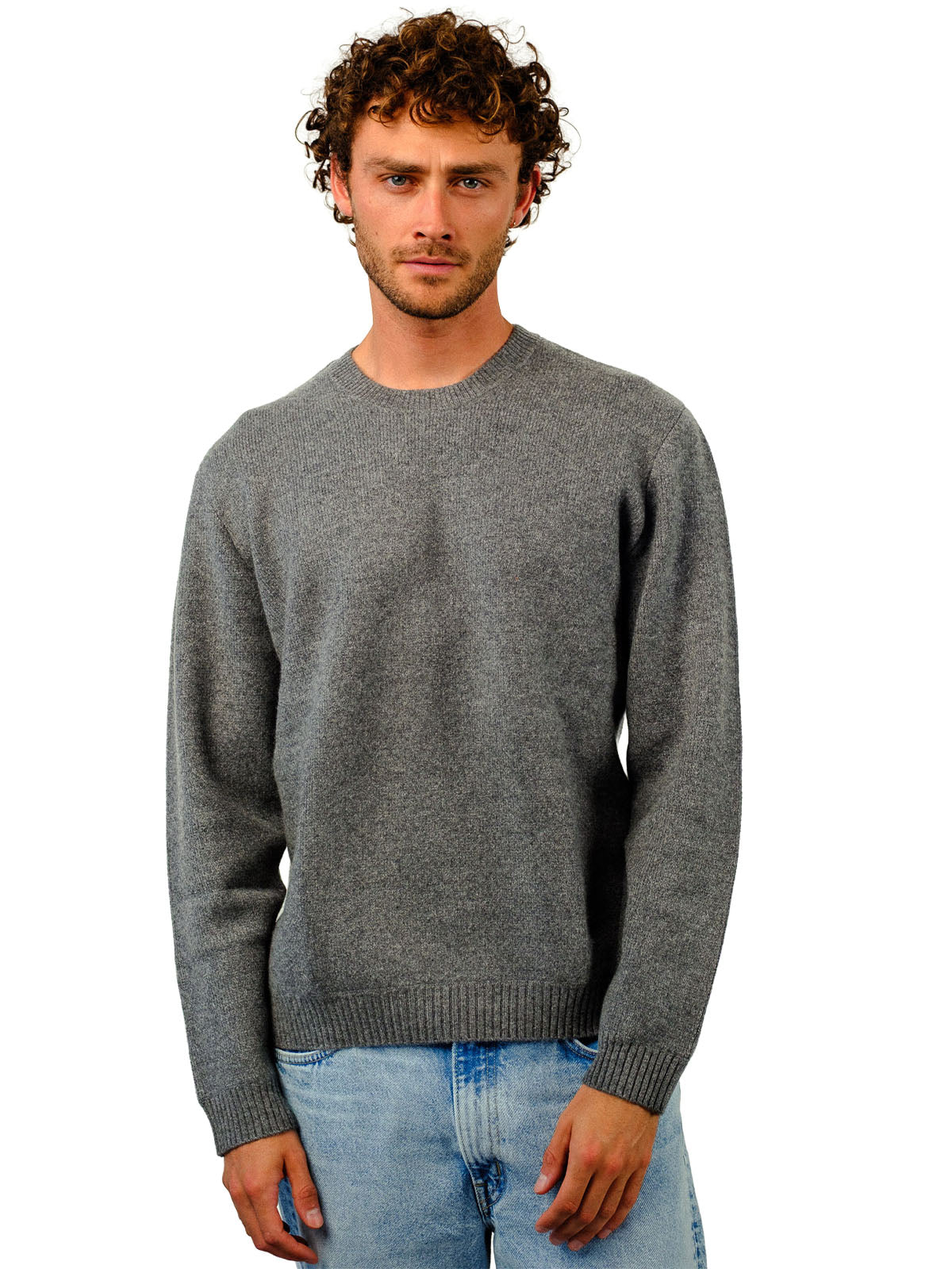 Visitor Clothing Men's Nereus Cashmere Sweater Granit