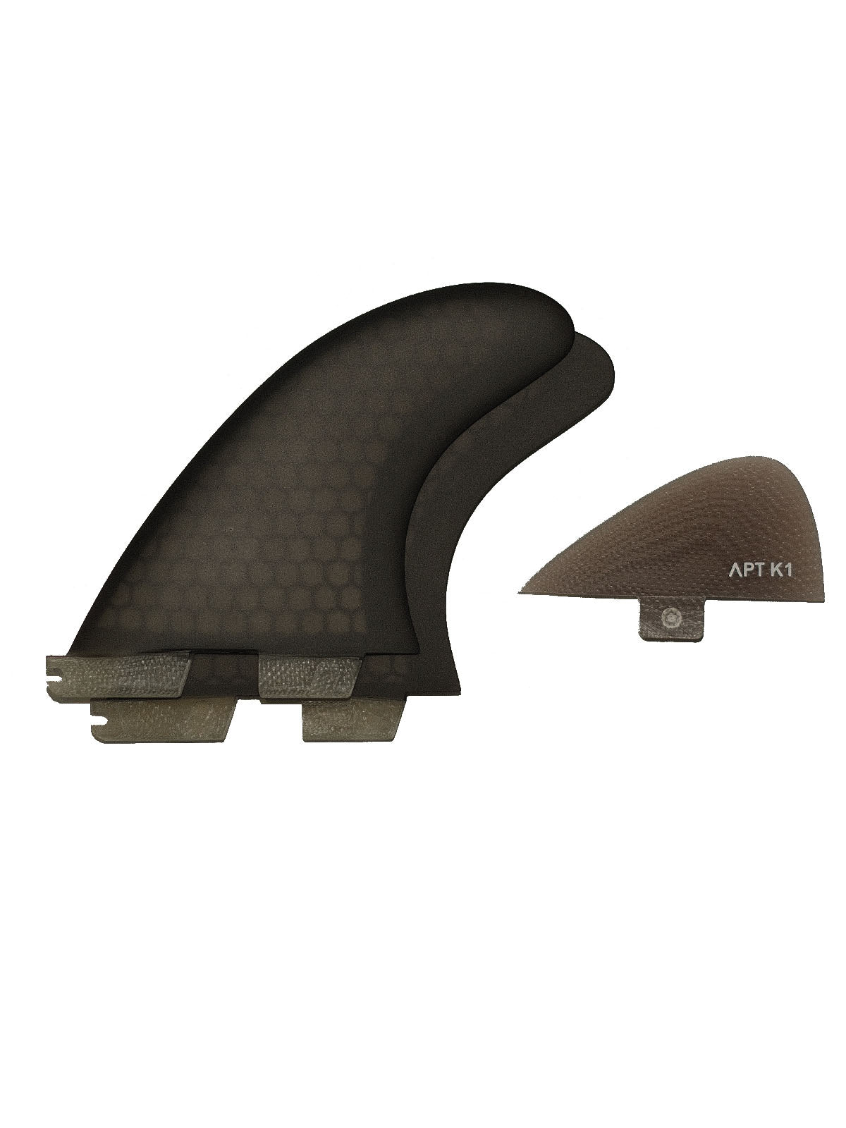 Visitor FCS II Honeycomb River/ Pool Twin + 1 Set ( M5 + K1 ) Black Smoke Medium