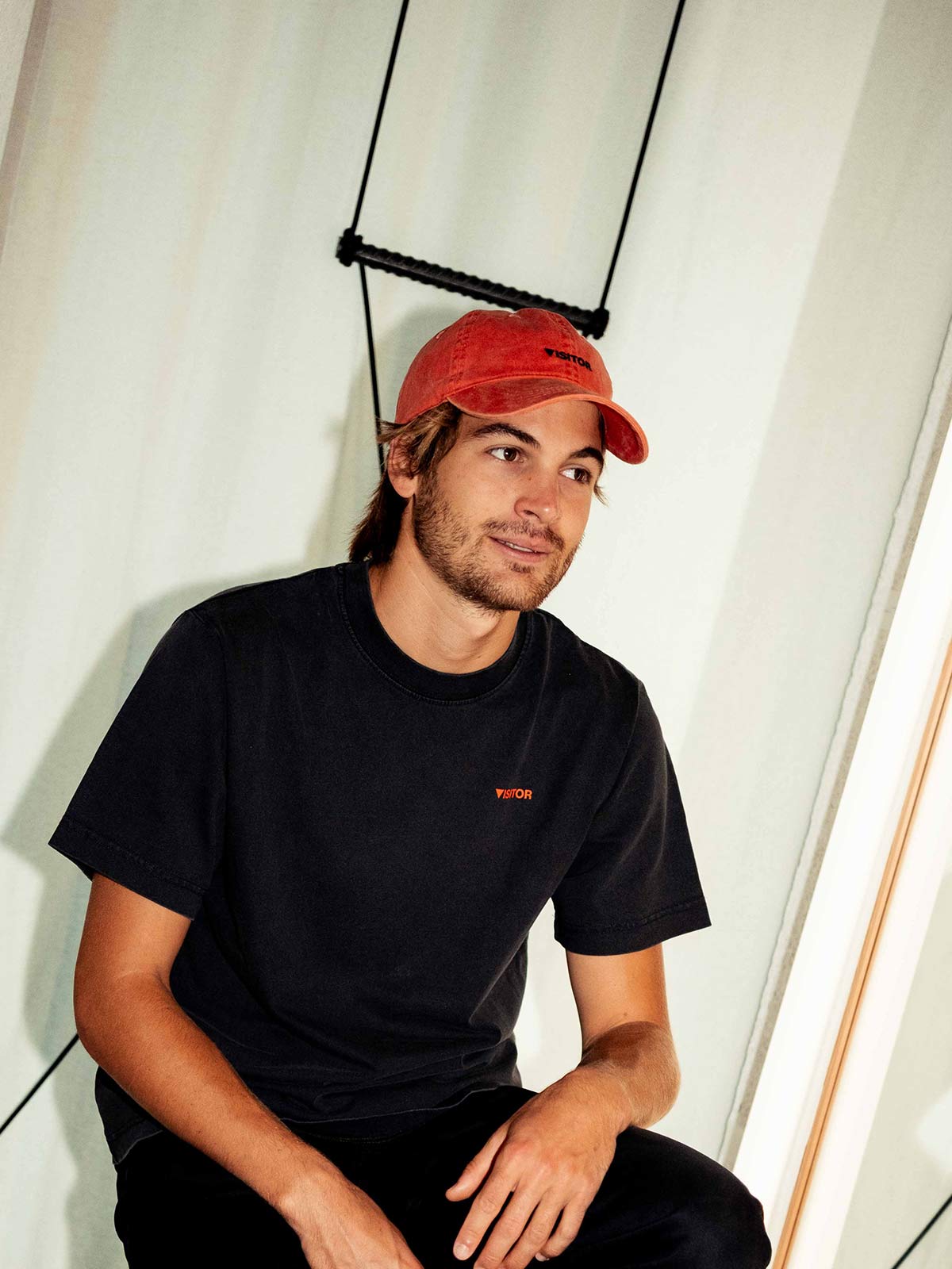 Visitor Classic Cap Washed Red