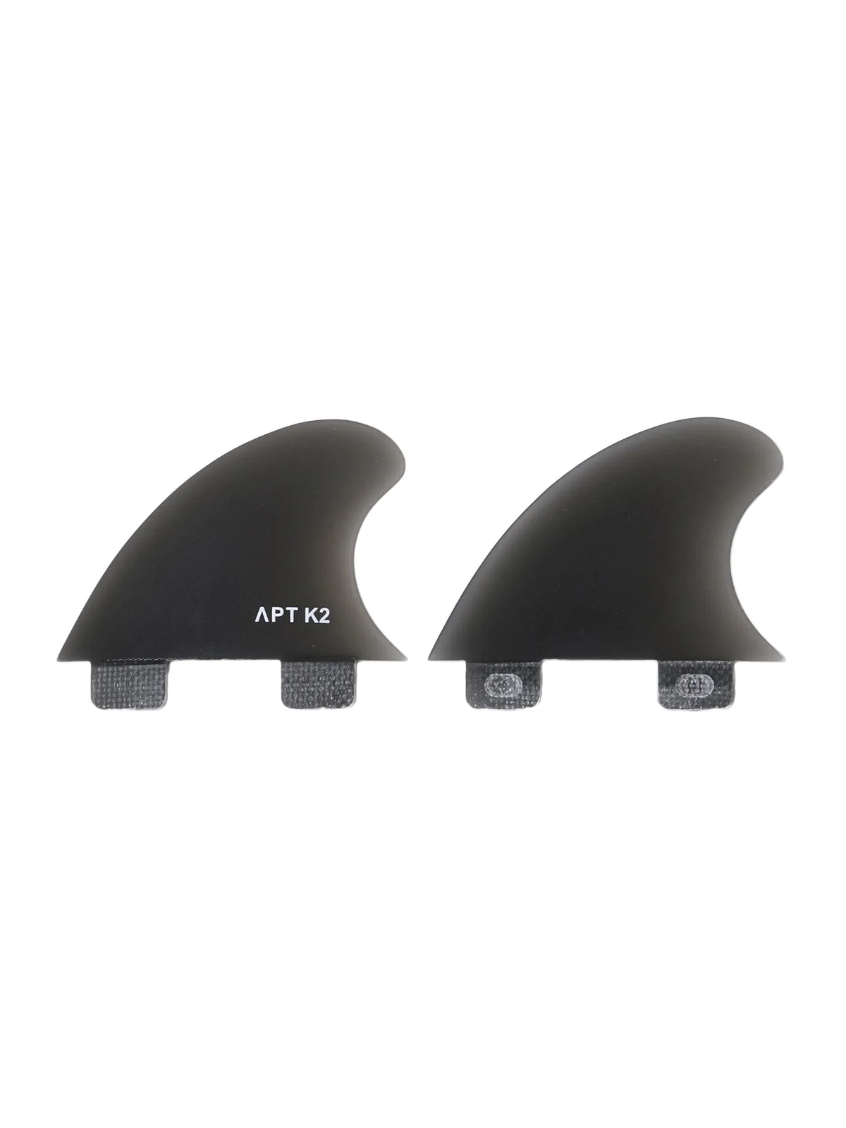 Visitor FCS Fins APT K2 Rear Set Fiberglass Black Smoke
