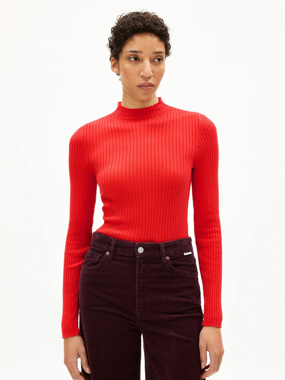 Armedangels Alaania Pullover Candy Apple