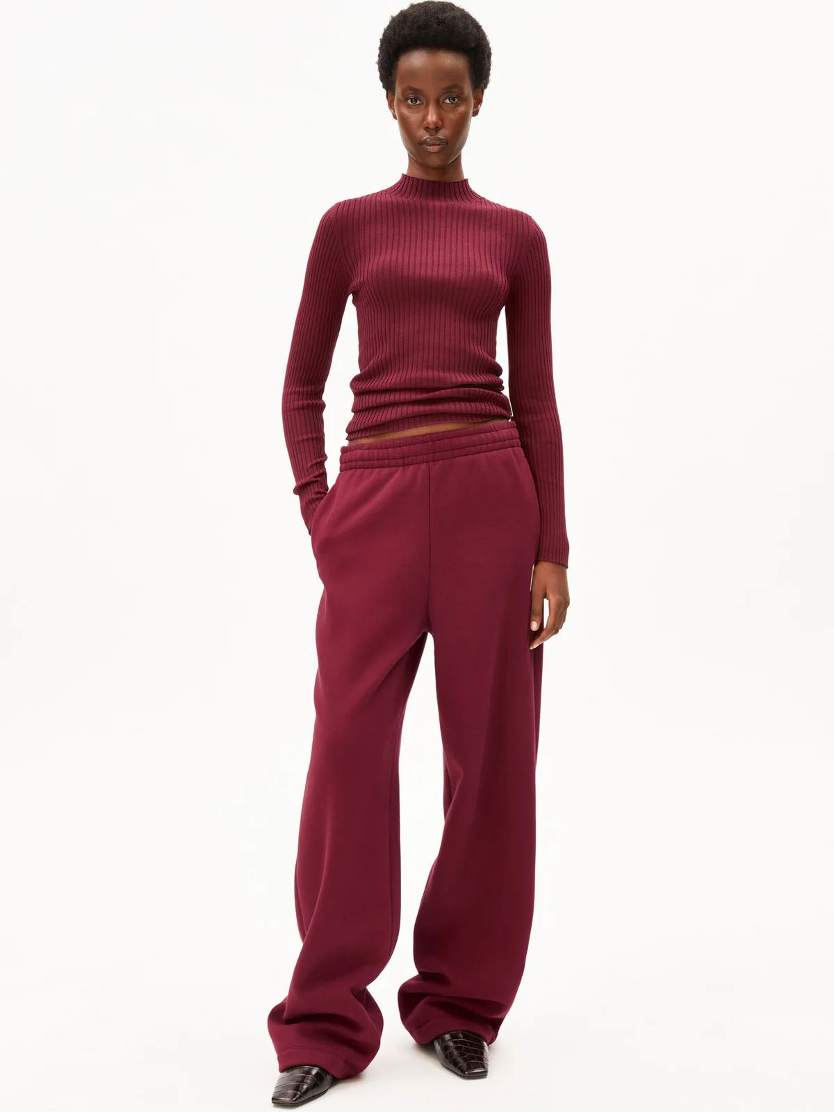 Armedangels Alaania Sweater Velvet Red
