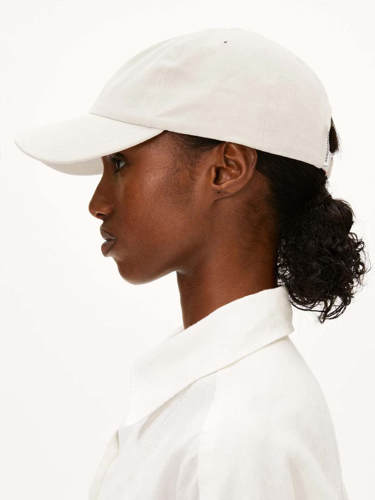 Armedangels Cap Yenaas Bold Oatmilk Black