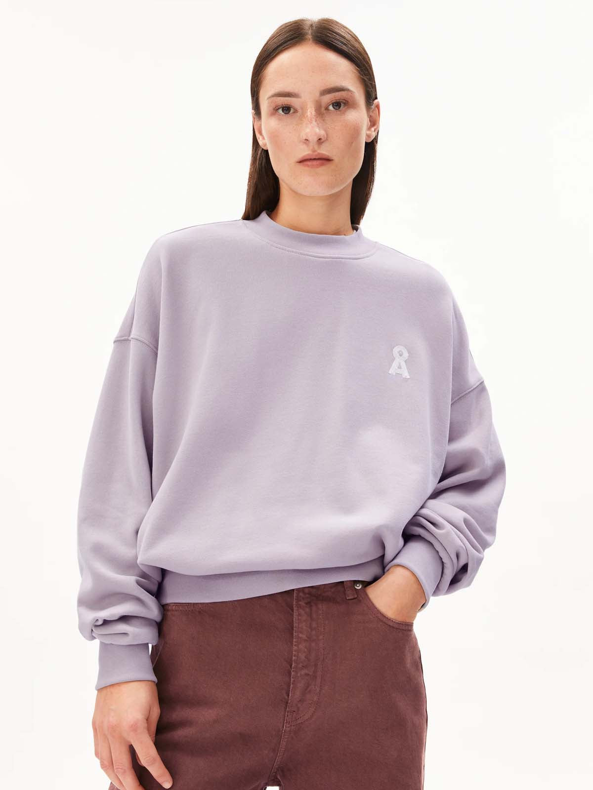 Armedangels Iconic A Alizaa Sweat Ice Grape