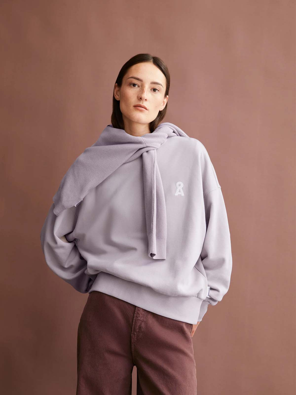 Armedangels Iconic A Alizaa Sweat Ice Grape