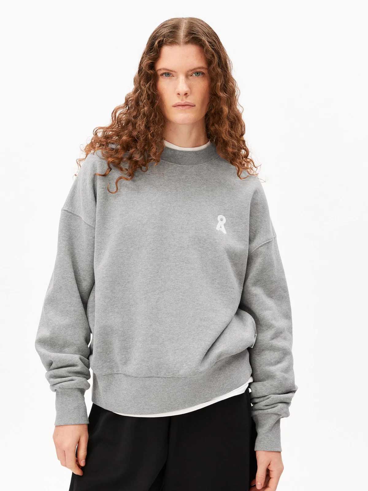 Armedangels Iconic A Alizaa Sweat Silver Melange