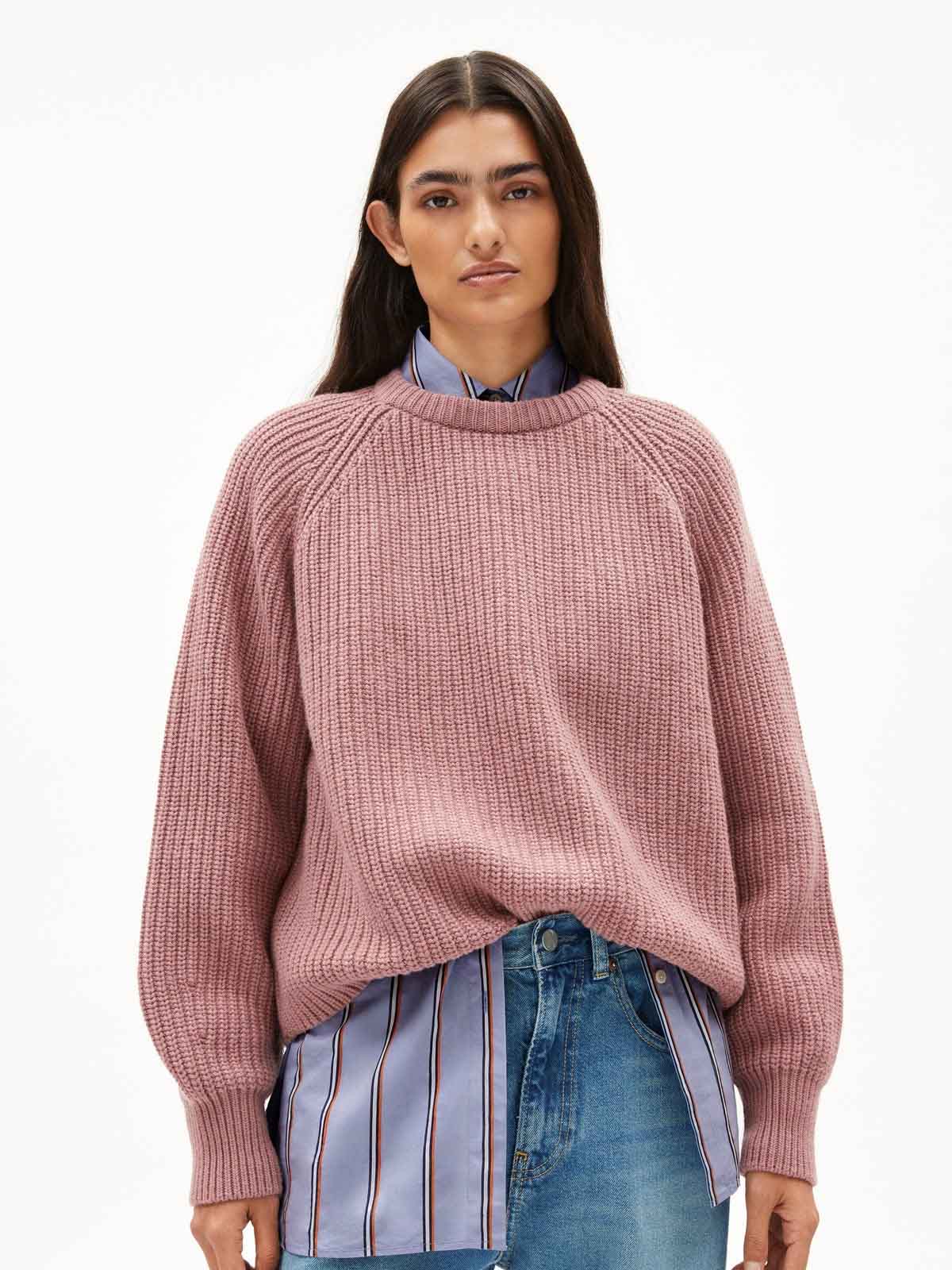 Armedangels Kaagi Knit Jumper Light Berry