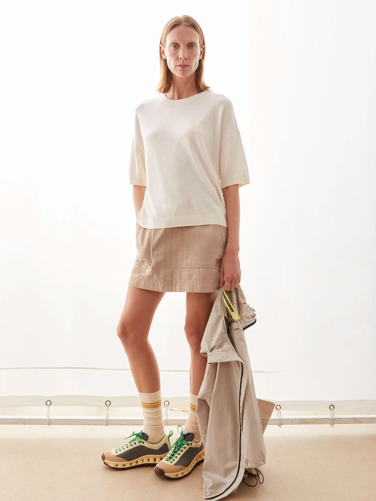 Armedangels Linen Blend Knit Sweater Undyed