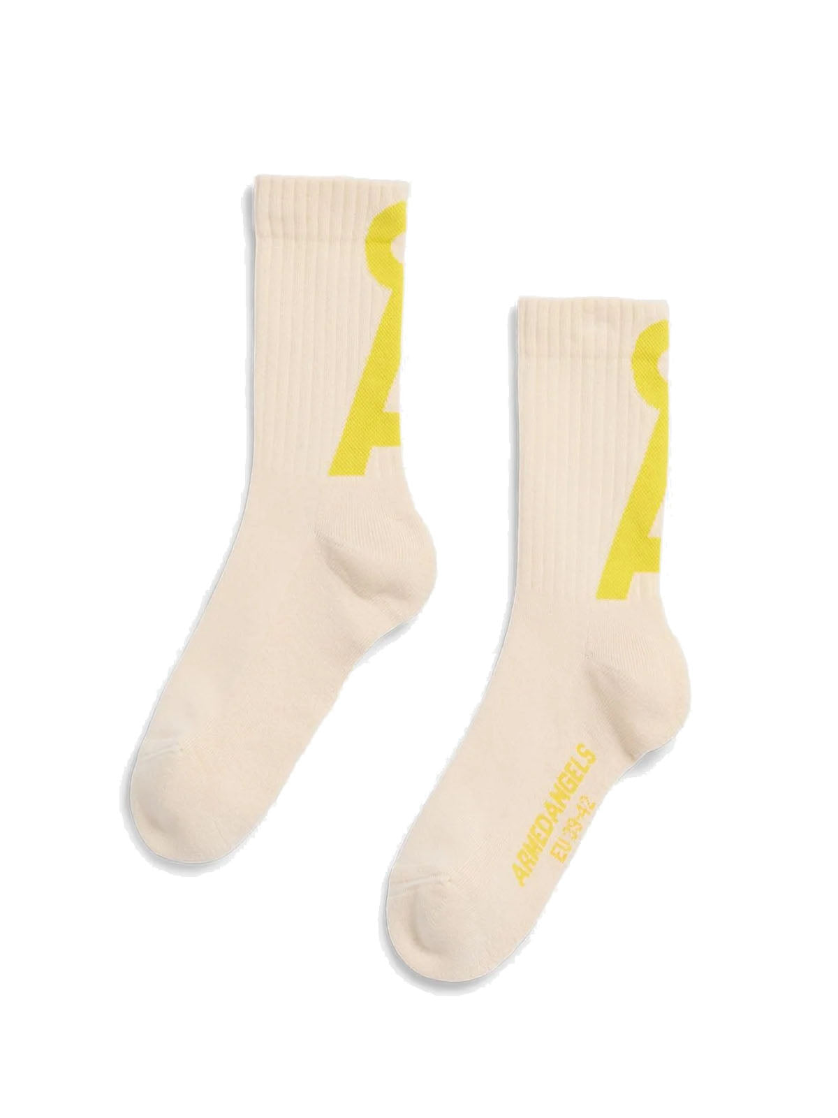 Armedangels Saamus Short Socks Pure Yellow