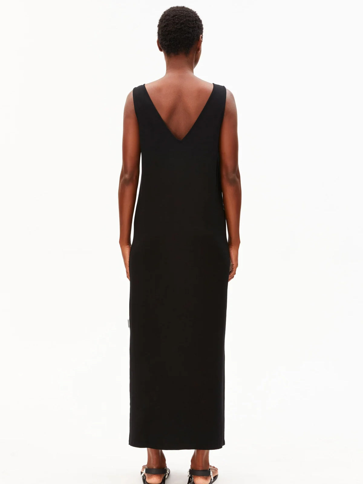 Armedangels Sleeveless Jersey Midi Dress Black
