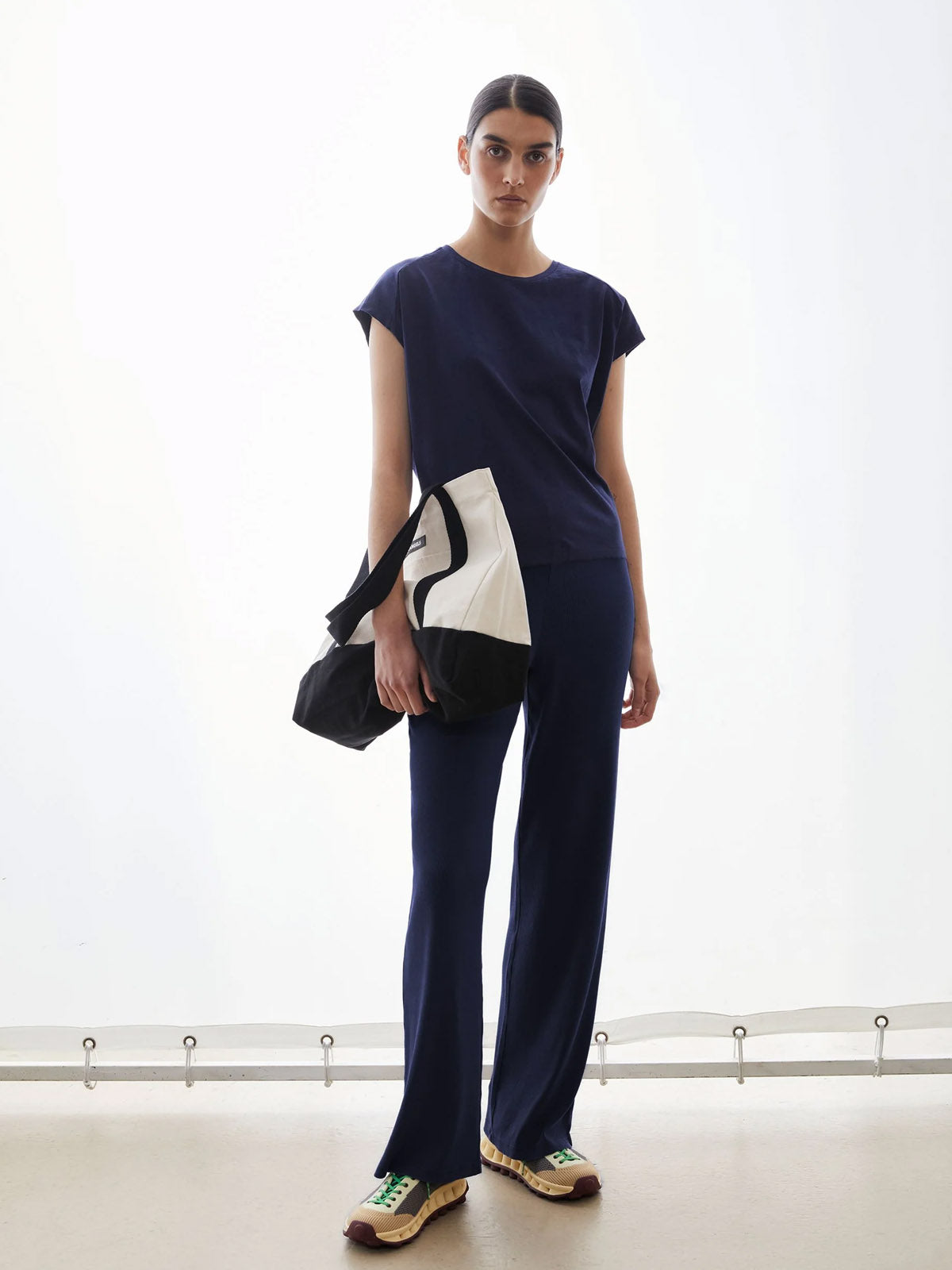 Armedangels Slub Jersey T-Shirt Tinted Navy