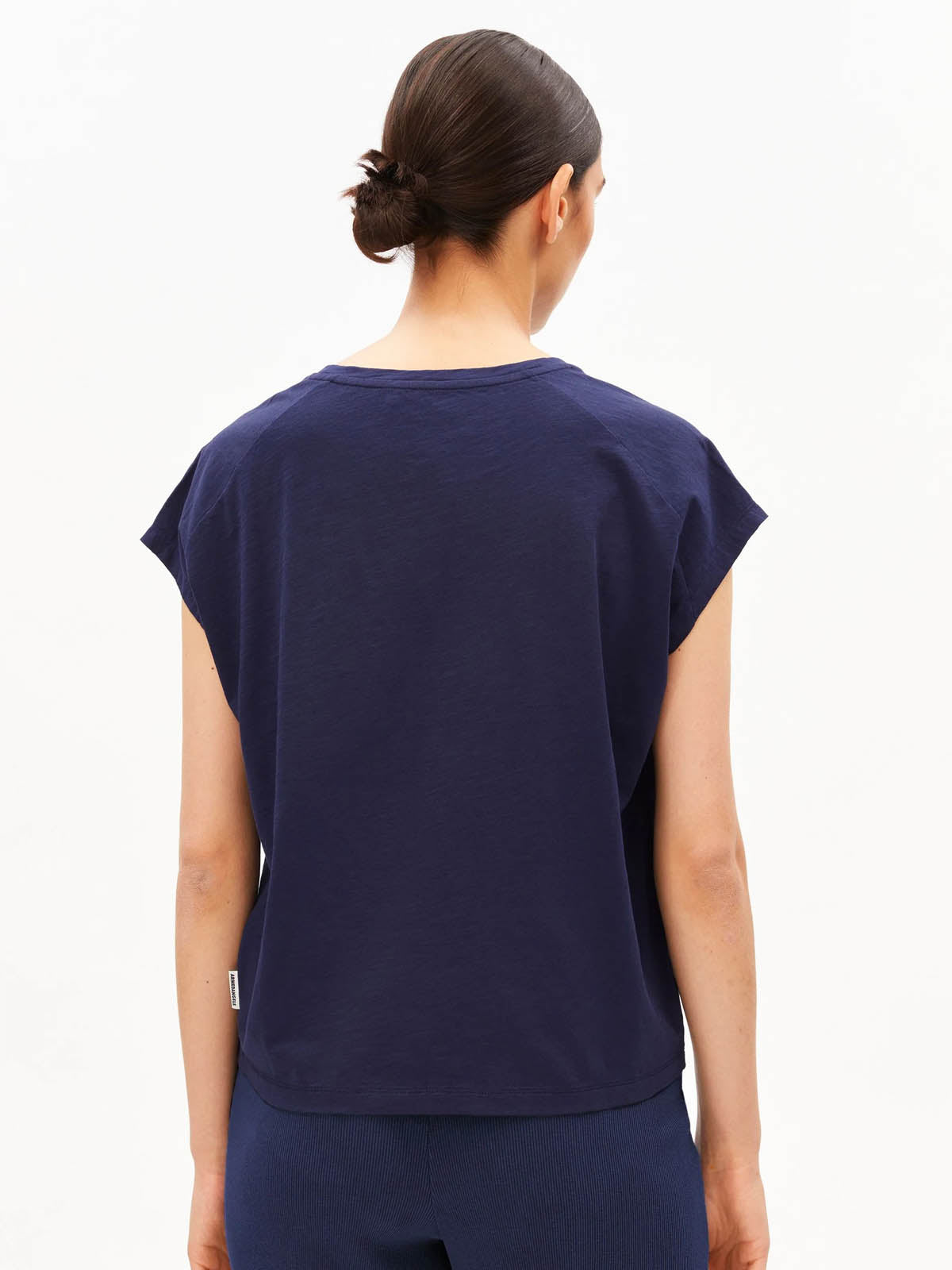 Armedangels Slub Jersey T-Shirt Tinted Navy
