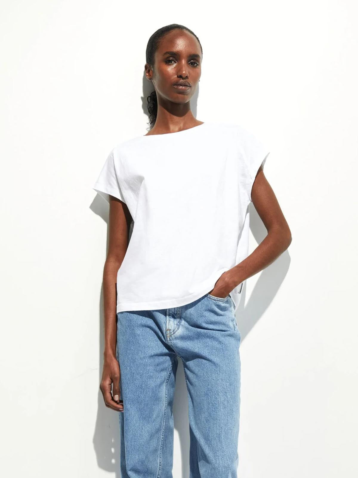 Armedangels Slub Jersey T-Shirt White