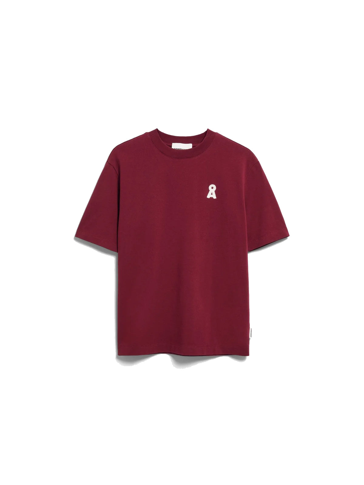 Armedangels T-Shirt Iconic A Tarjaa Velvet Red