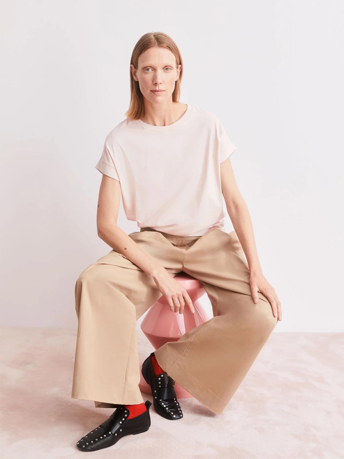 Armedangels T-Shirt Idaara Pale Peach