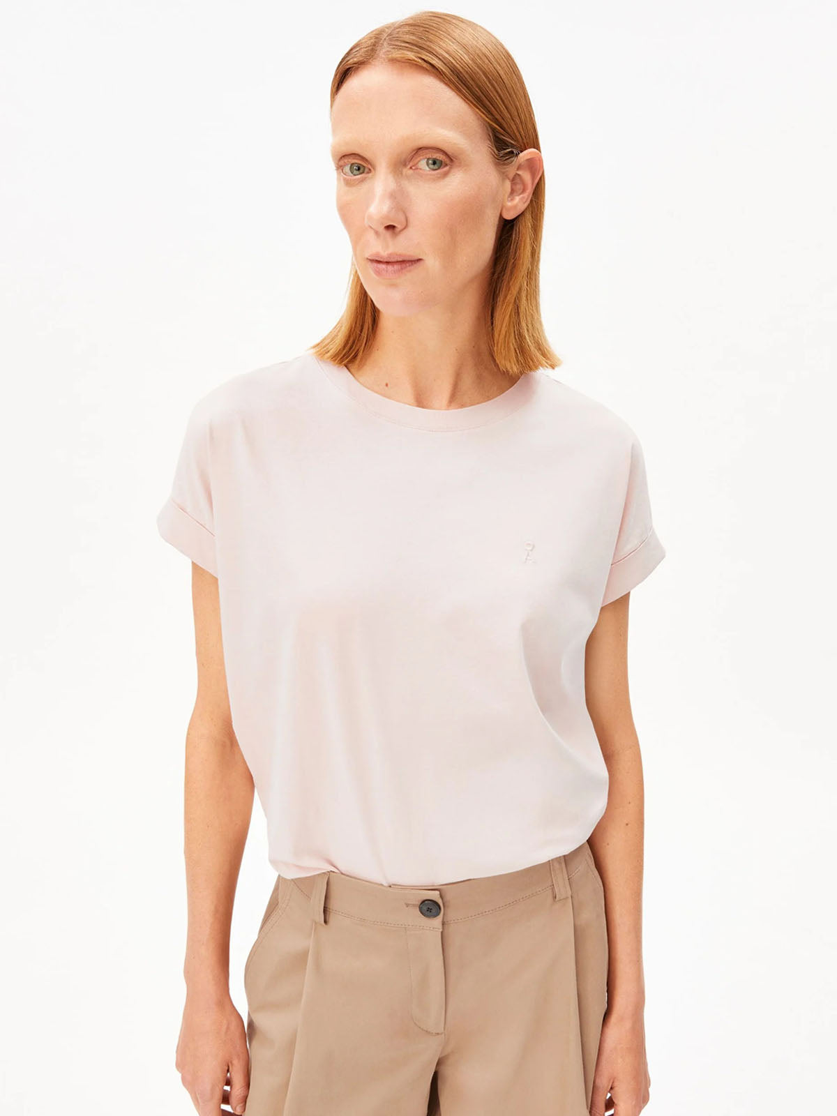 Armedangels T-Shirt Idaara Pale Peach
