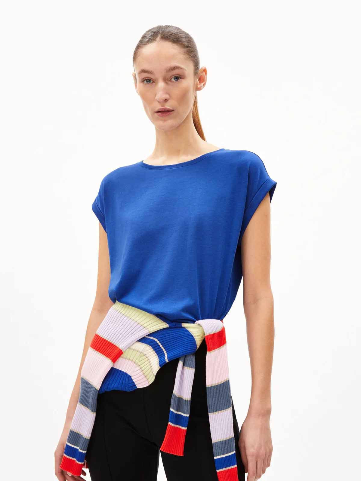 Armedangels T-Shirt Jilaana Dynamo Blue