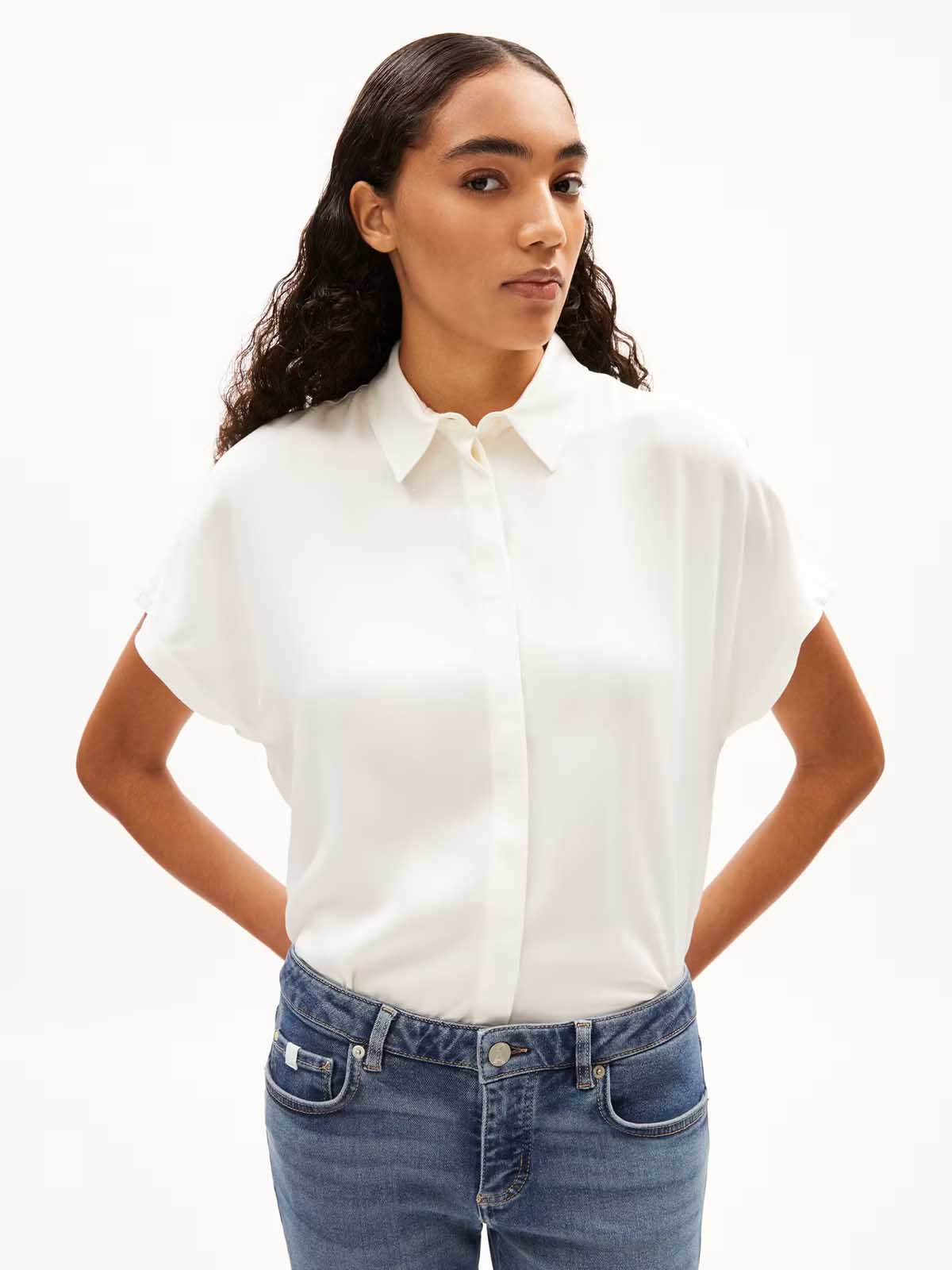 Armedangels Blouse Larisaana Offwhite