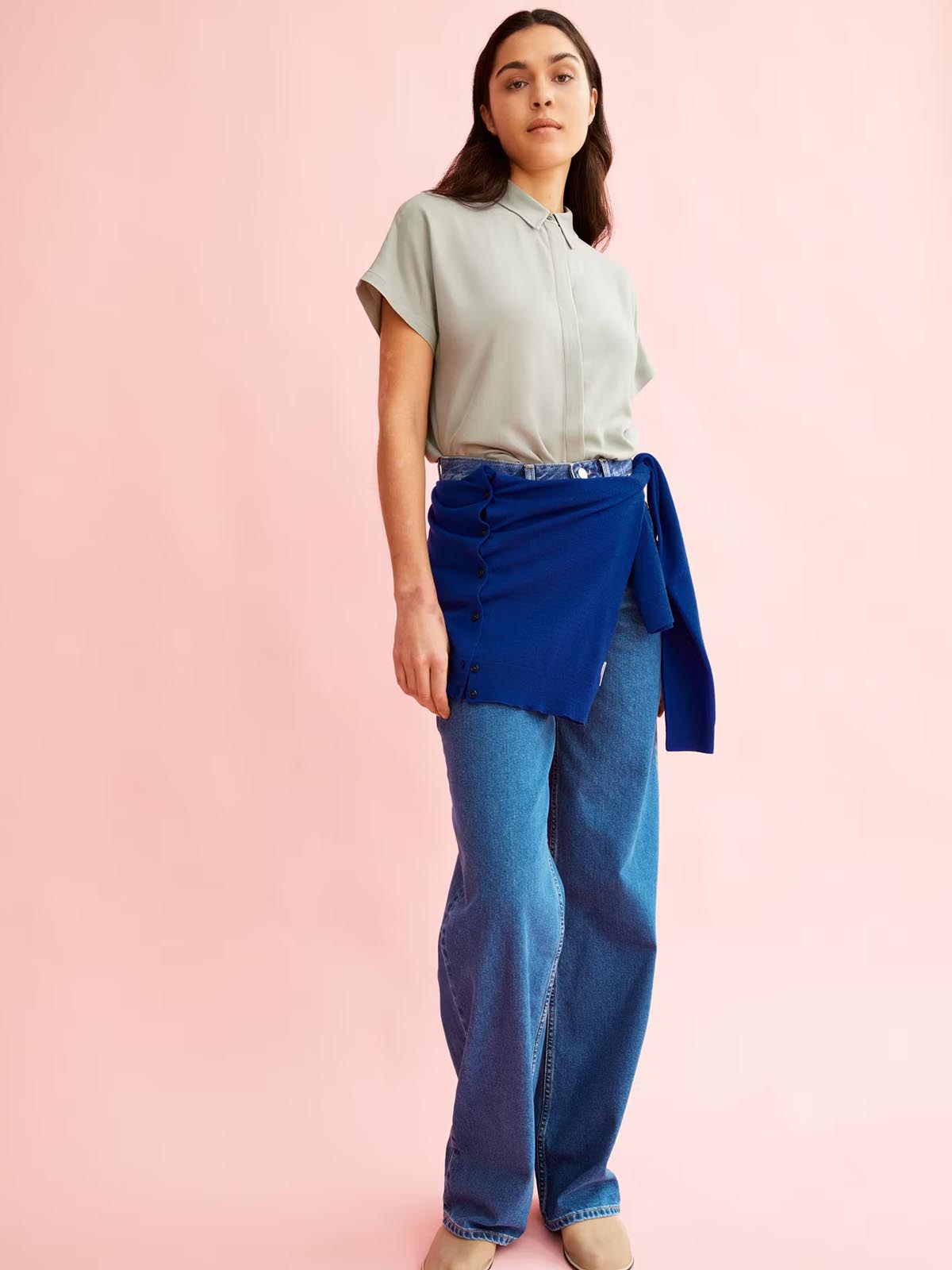 Armedangels Blouse Larisaana Seagreen