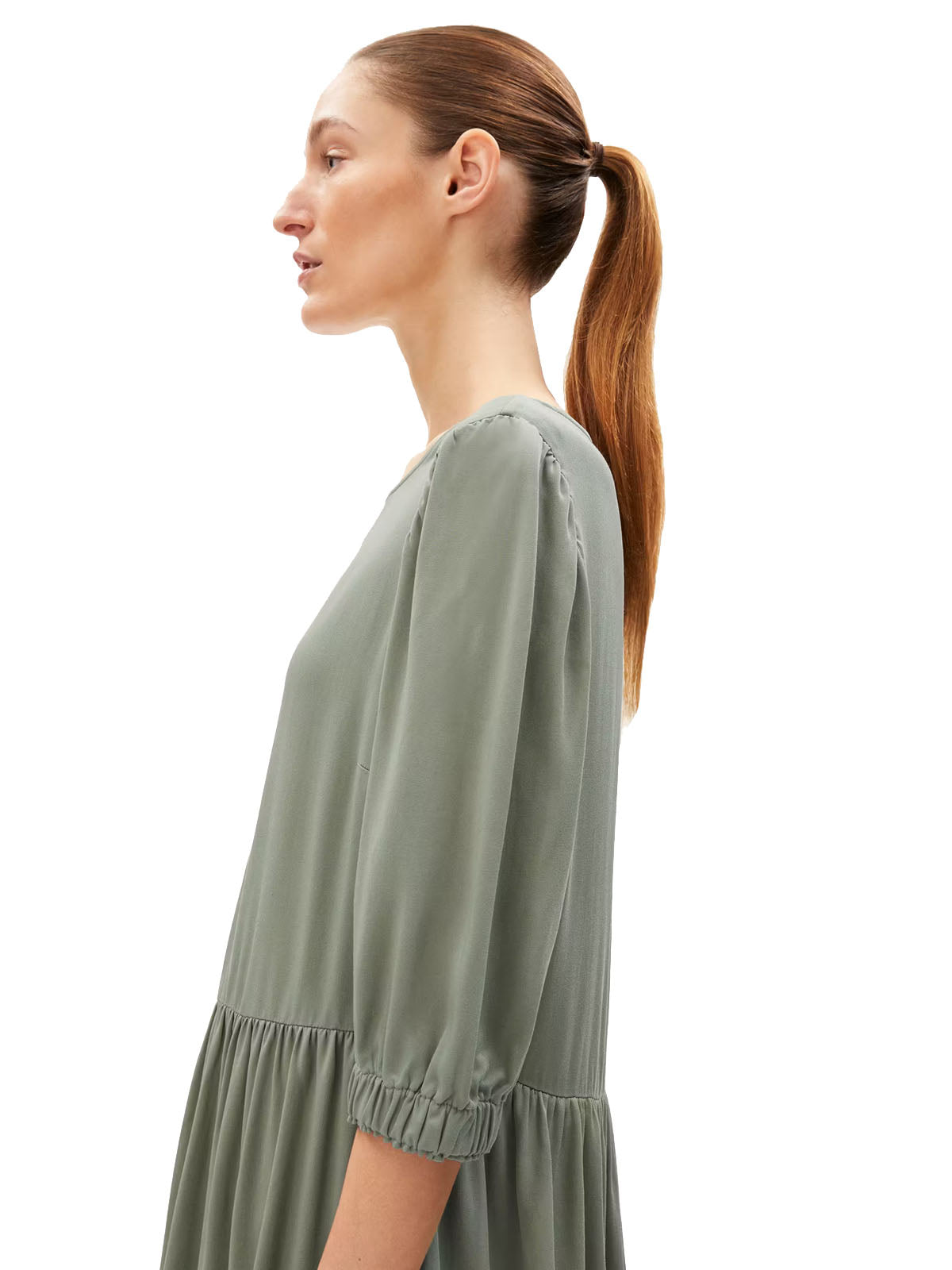 Armedangels Dress Roseaa Grey Green