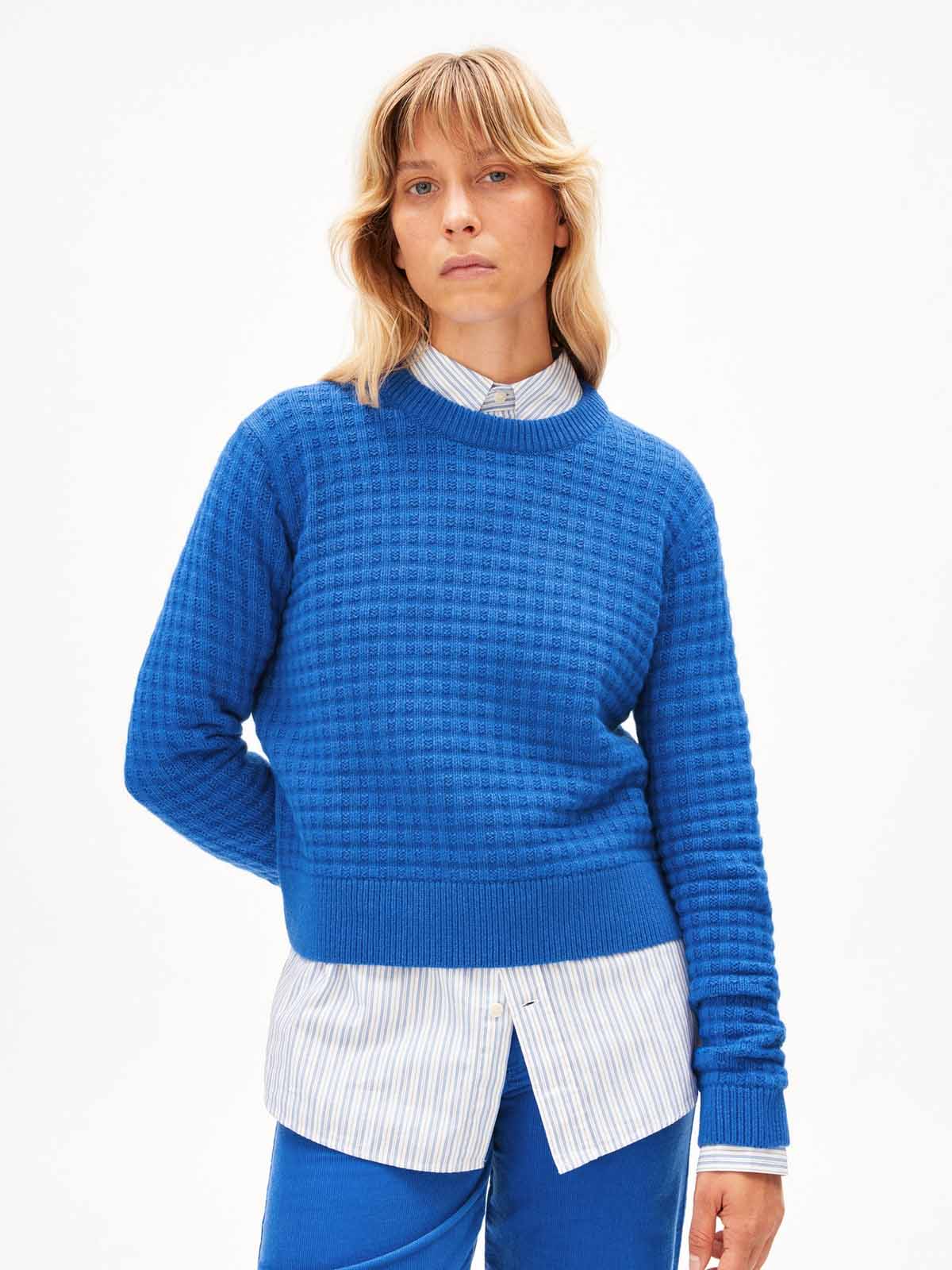 Armedangels Jumper Fabianaa Lanacot Warm Blue