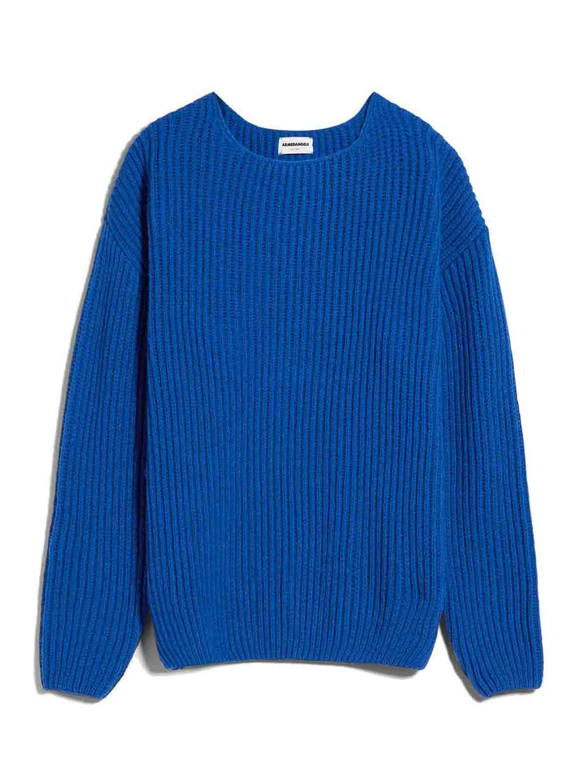 Armedangels Pullover Saadi Solid Dynamo Blue