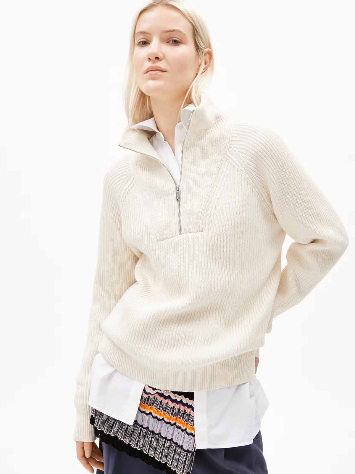 Armedangels Ronyiaas Vanise Pullover Oatmilk