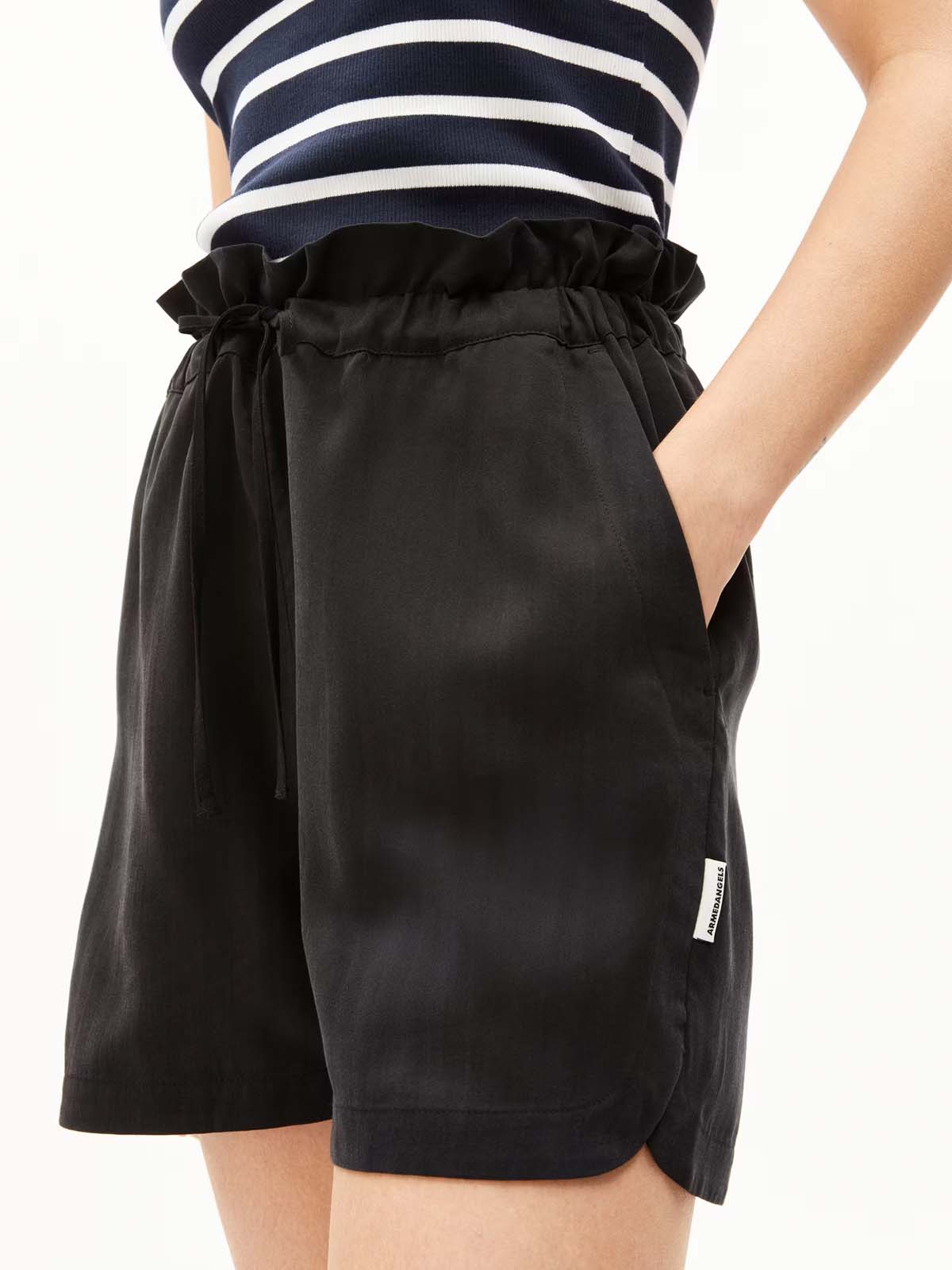 Armedangels Shorts Vaanna Lino Black