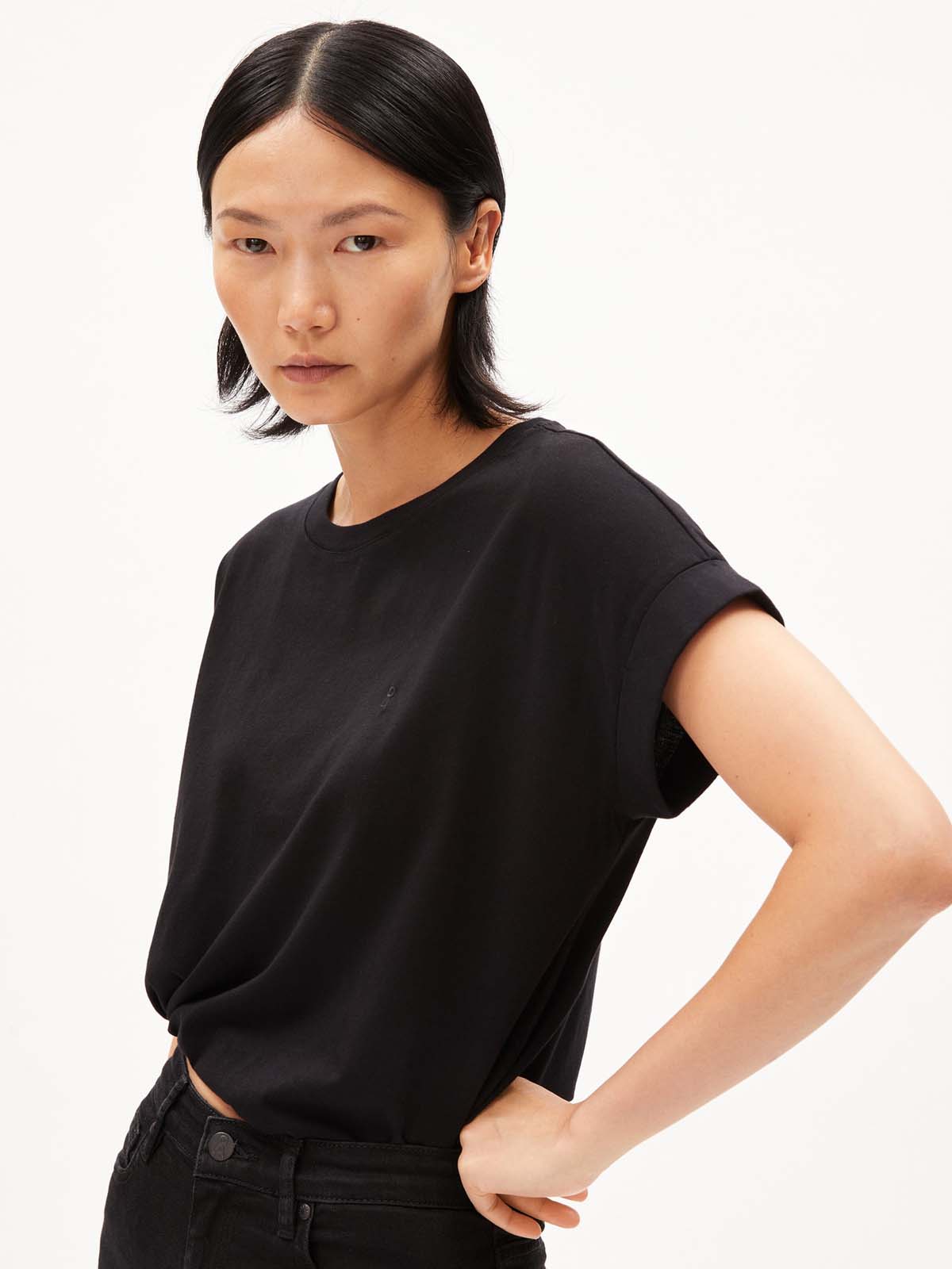 Armedangels T-Shirt Idaara Black