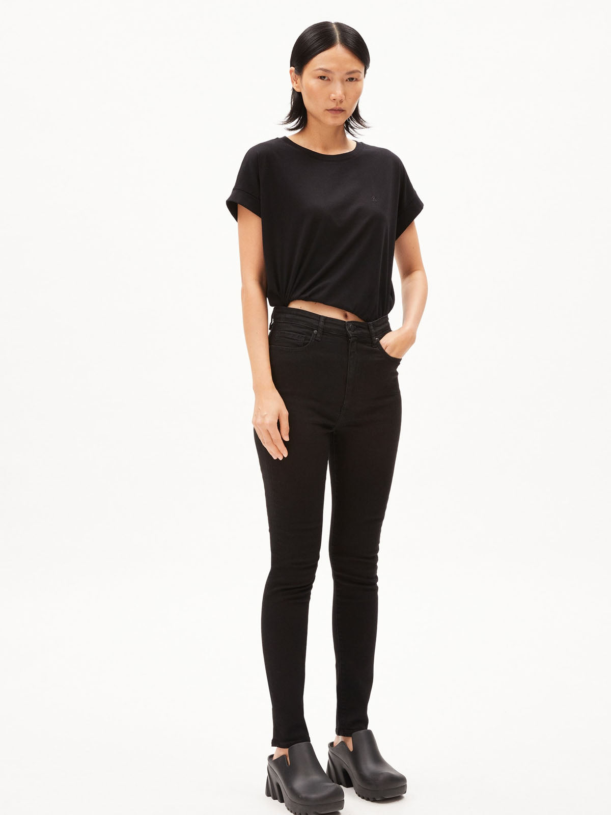 Armedangels T-Shirt Idaara Black