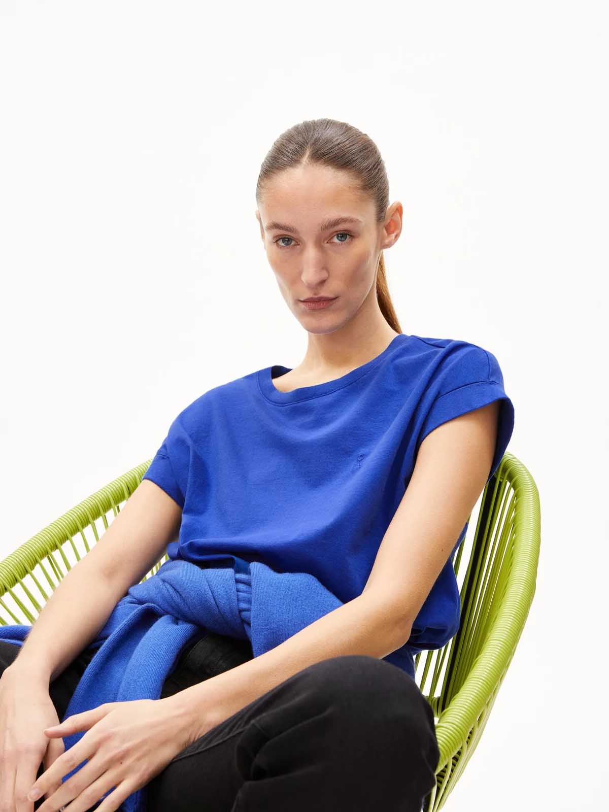 Armedangels T-Shirt Idaara Dynamo Blue