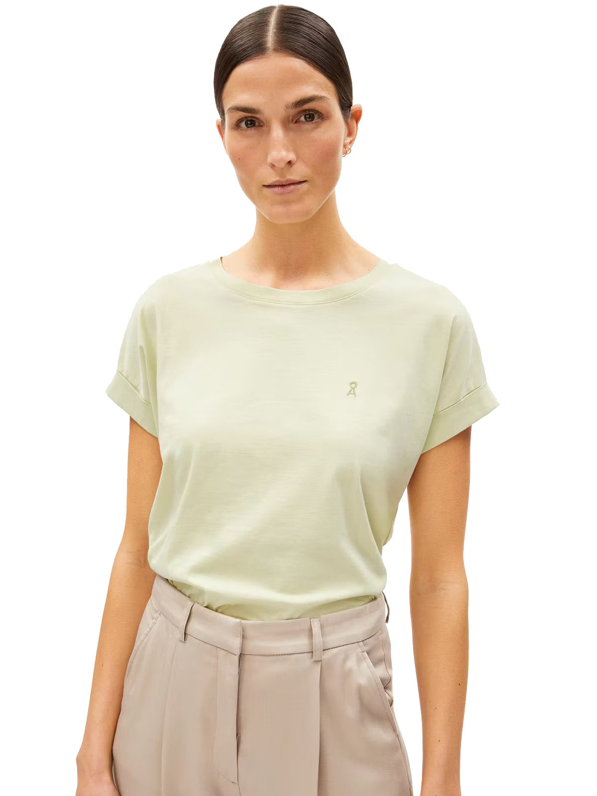 Armedangels T-Shirt Idaara Pastel Green