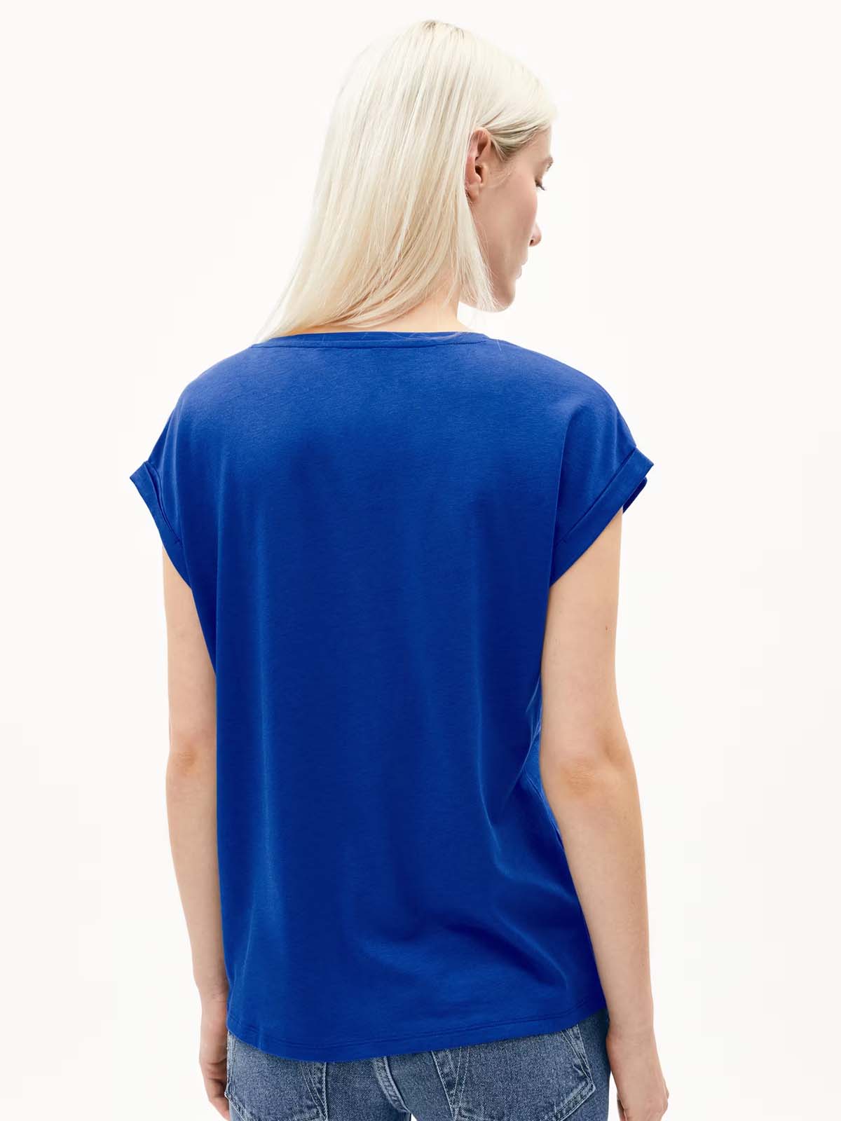 Armedangels T-Shirt Jilaana Lapis Blue