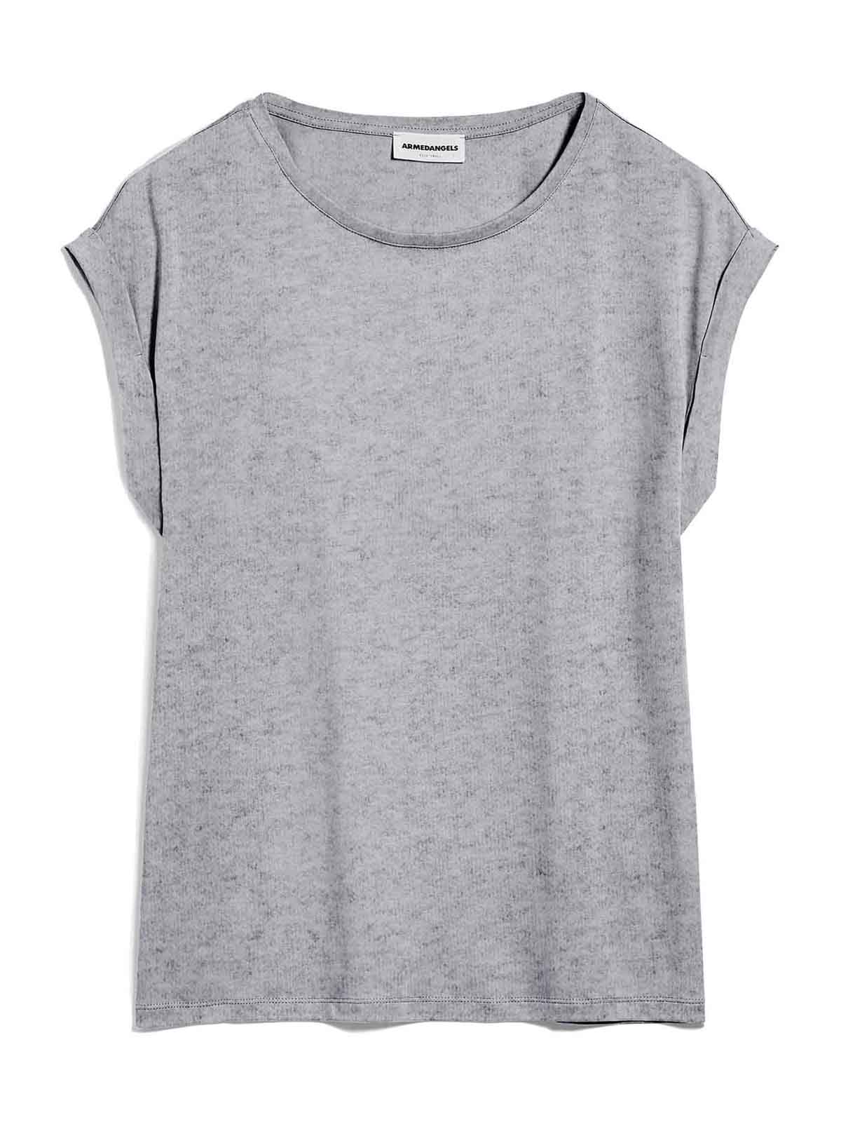 Armedangels T-Shirt Jilaana Mid Grey Melange