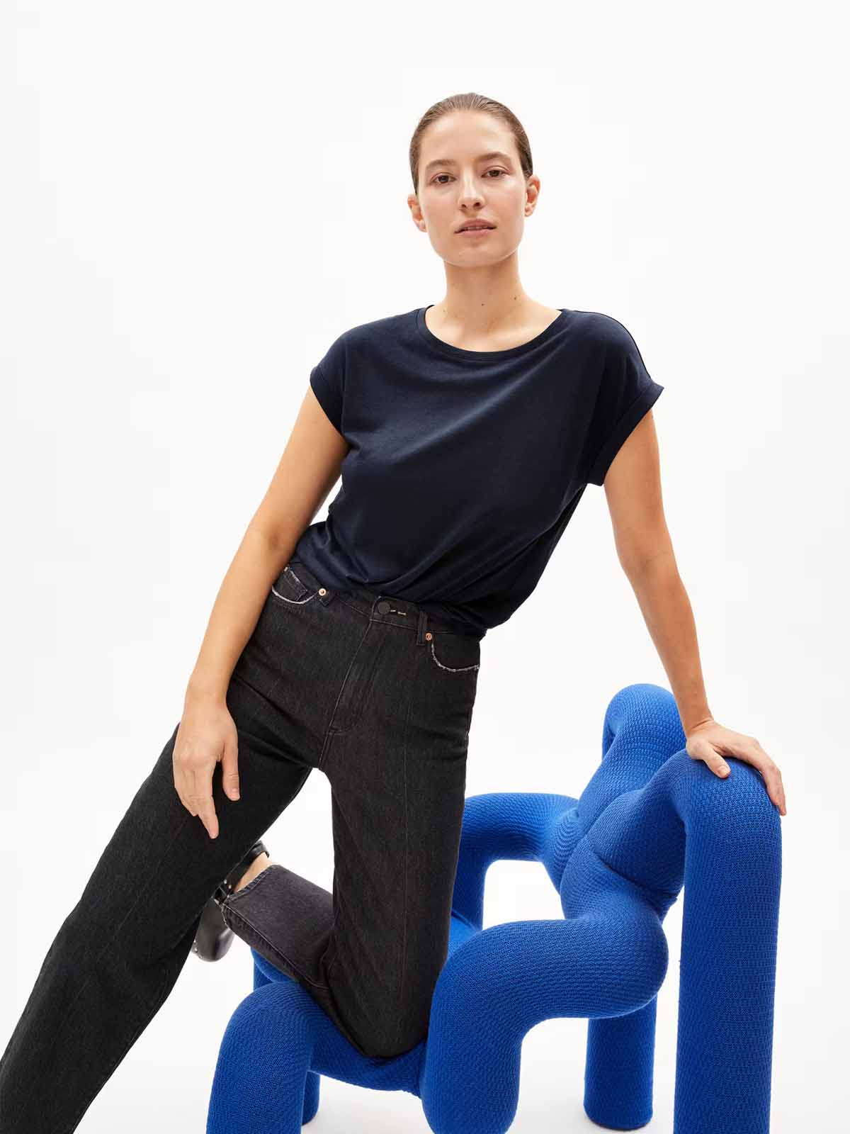 Armedangels T-Shirt Jilaana Night Sky