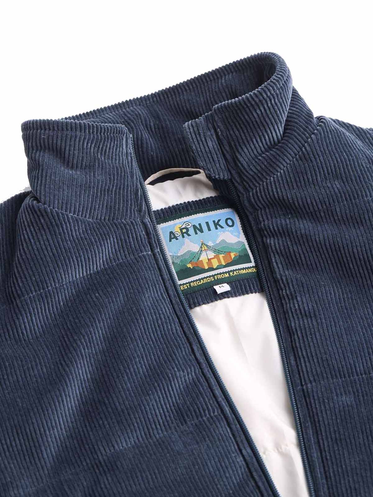 Arniko Jacket Regular Rubey Slate Corduroy