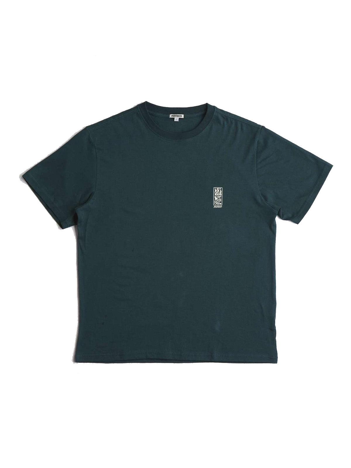 Arniko T-Shirt Leopard Bottle Green