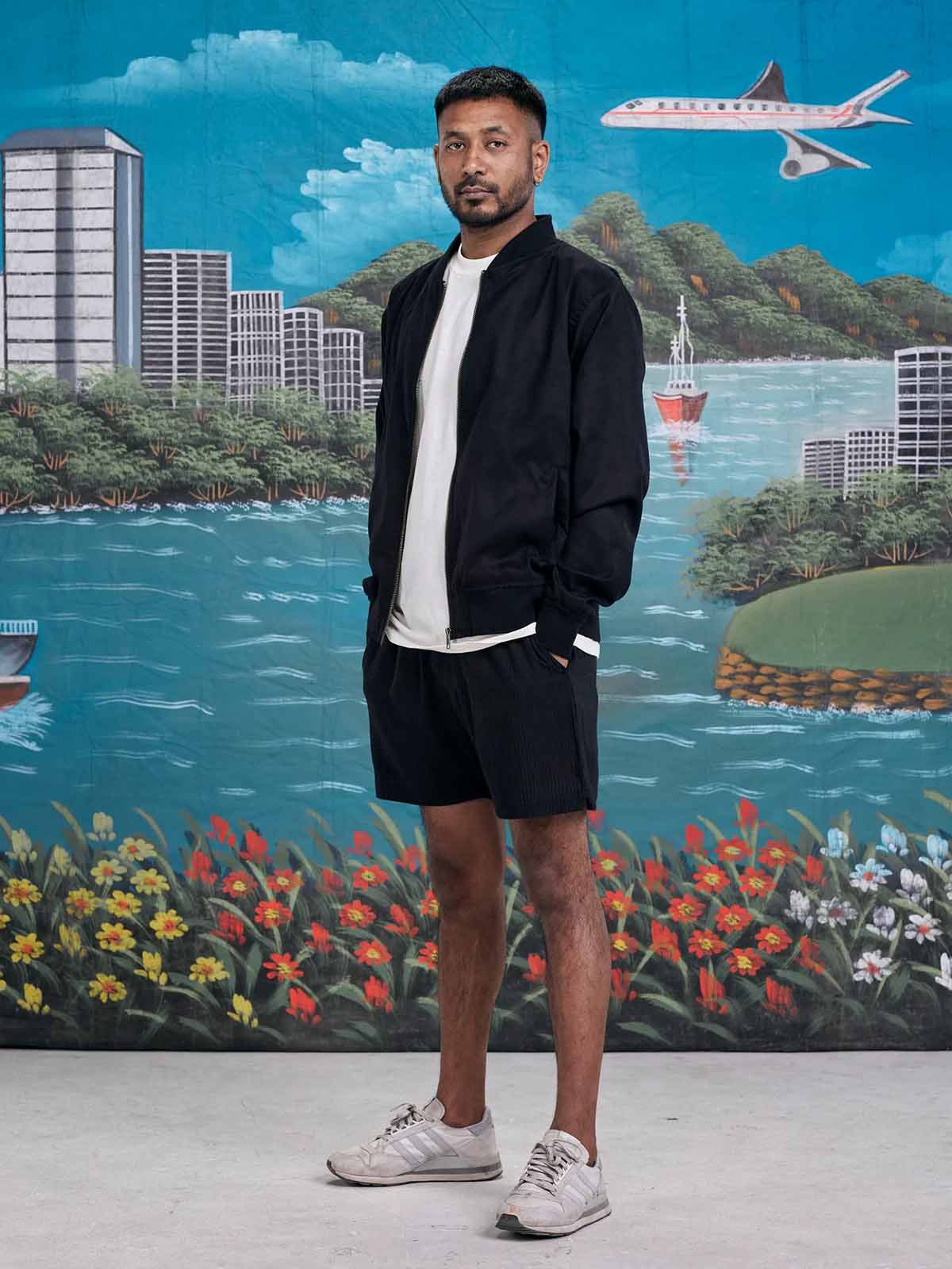 Arniko Jacket Binam Black Suede