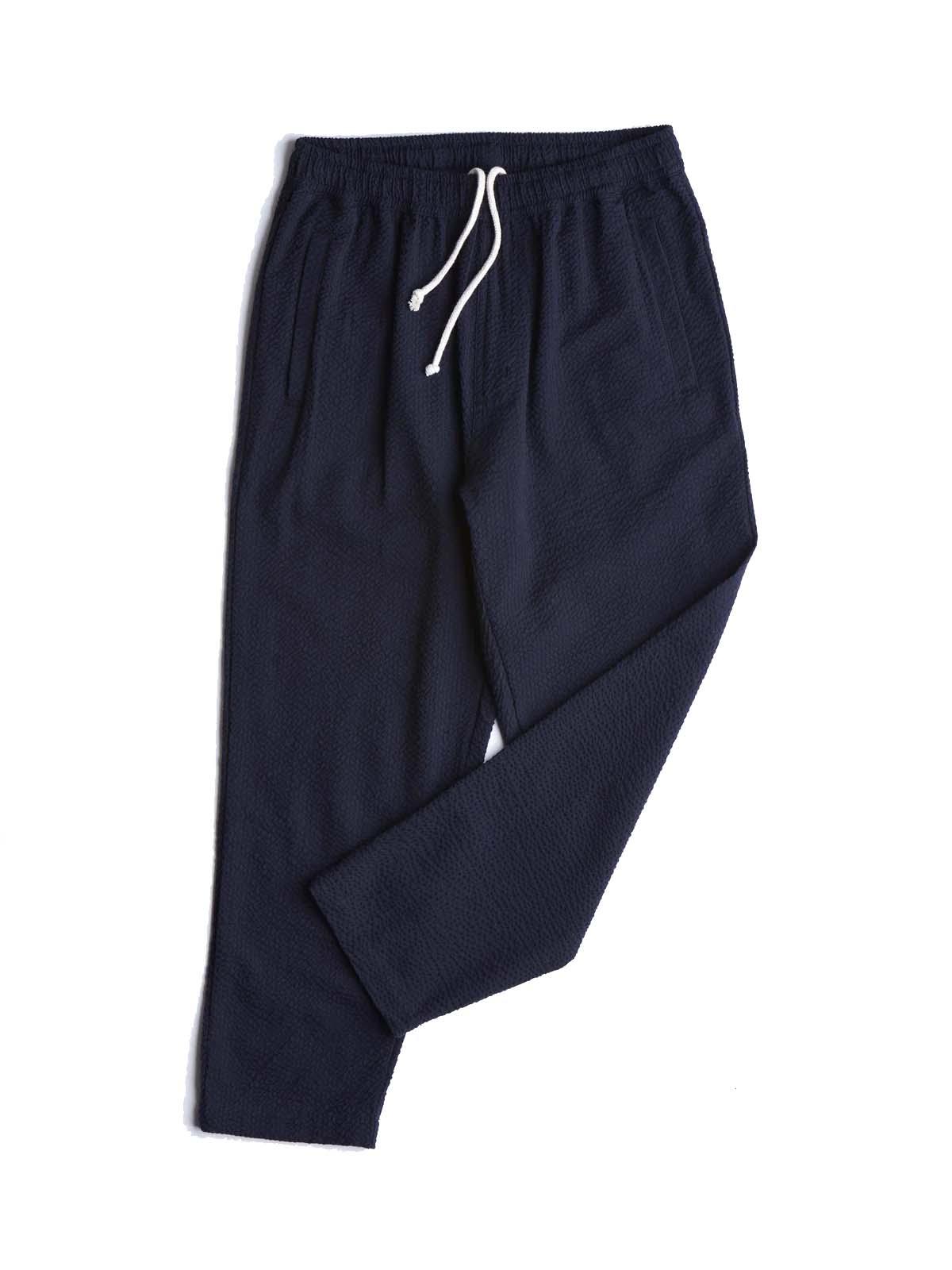 Arniko Pants Nigen Navy Seersucker