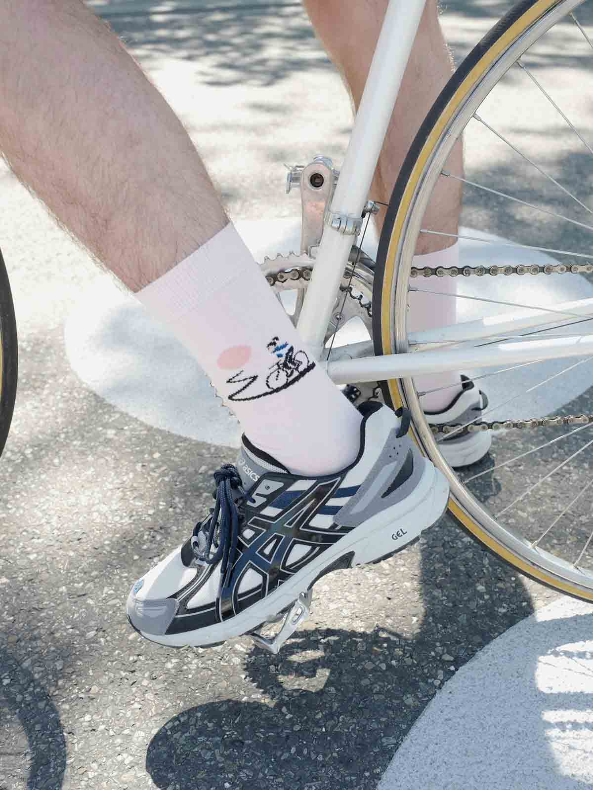 Bande De Cyclistes Socks Tokyo Off White